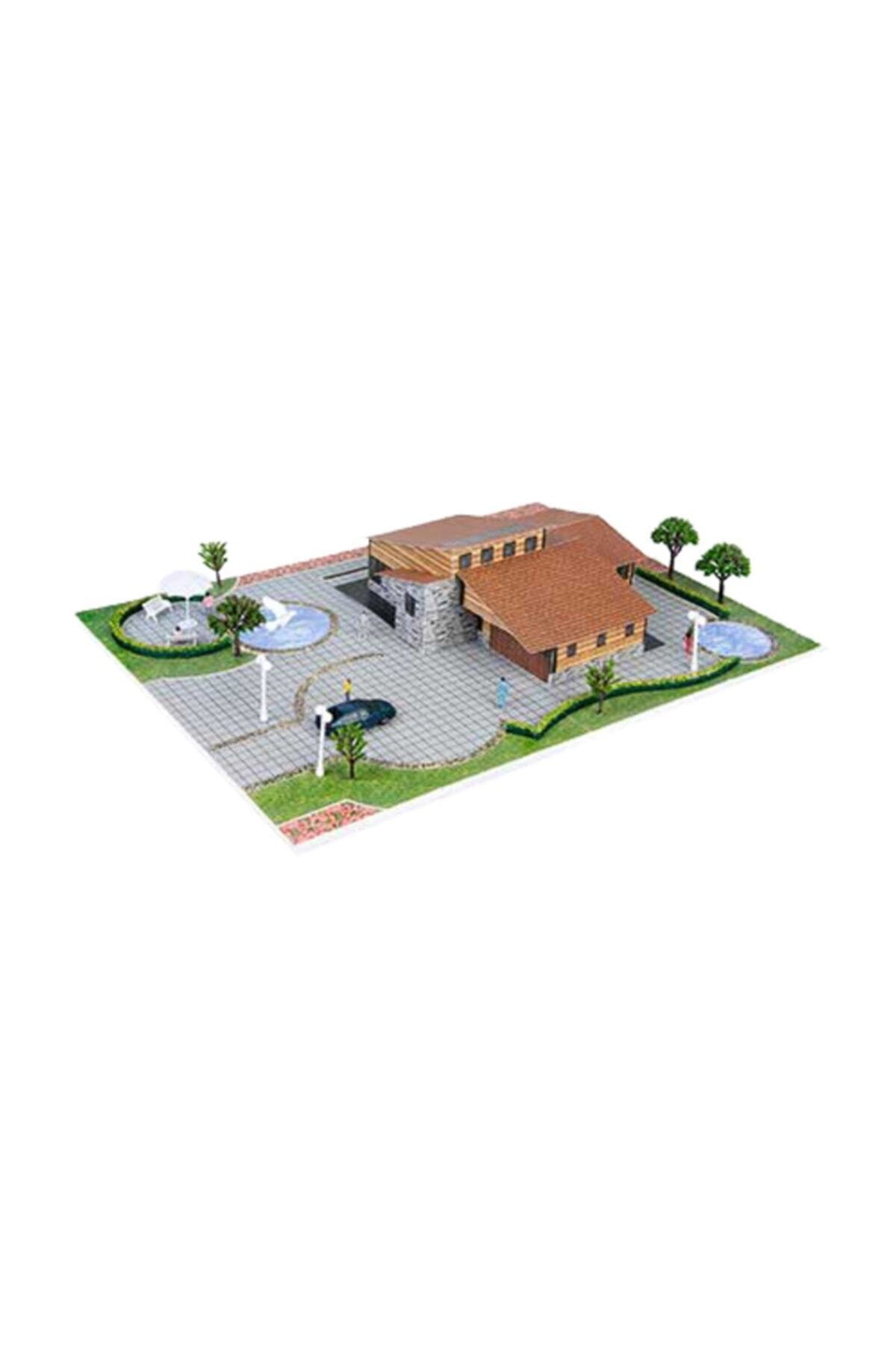 Eshel 3d Ahşap Görünüm Villa Maketi 1/100