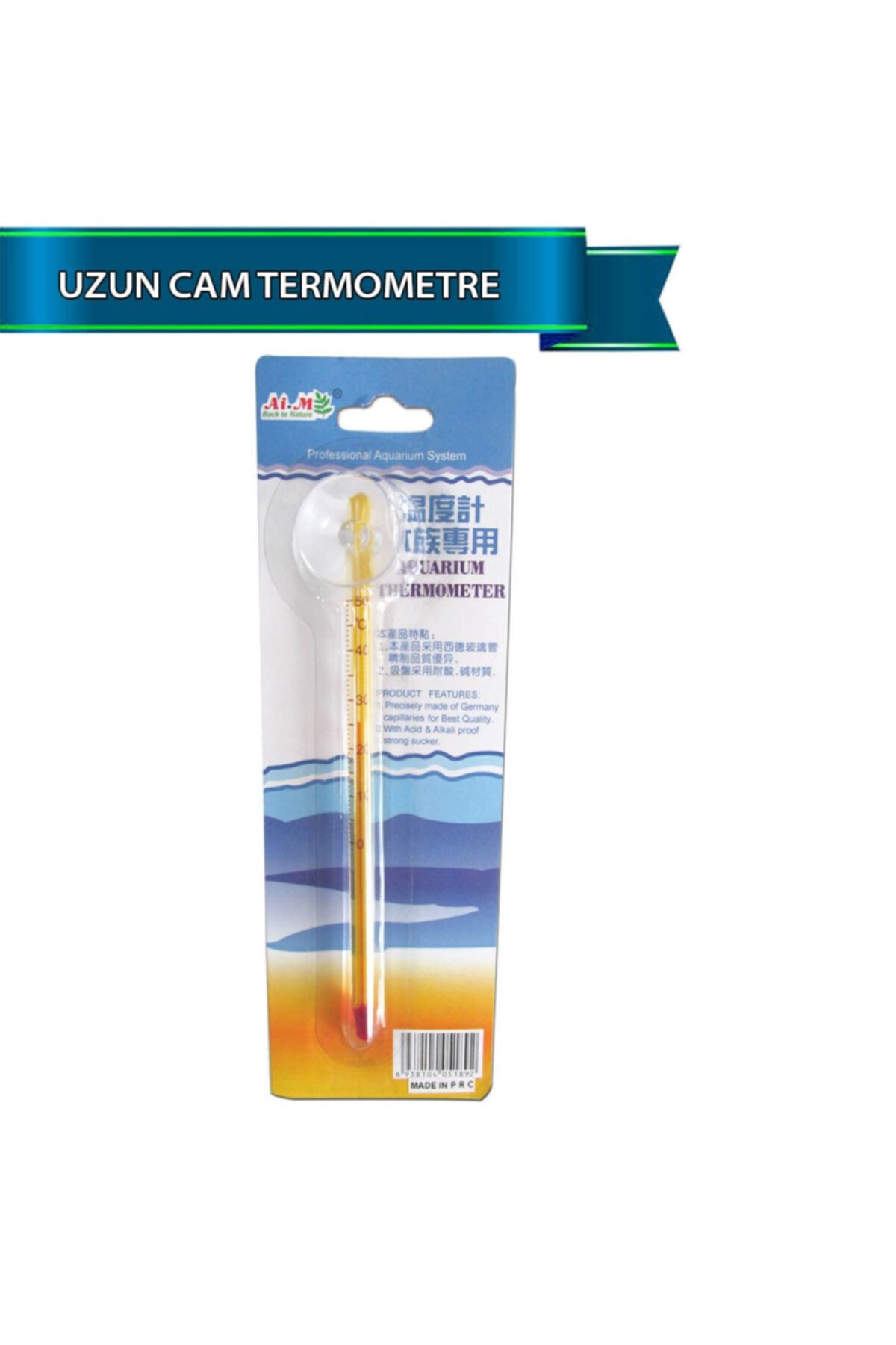Dophin Pets Family Uzun Cam Termometre