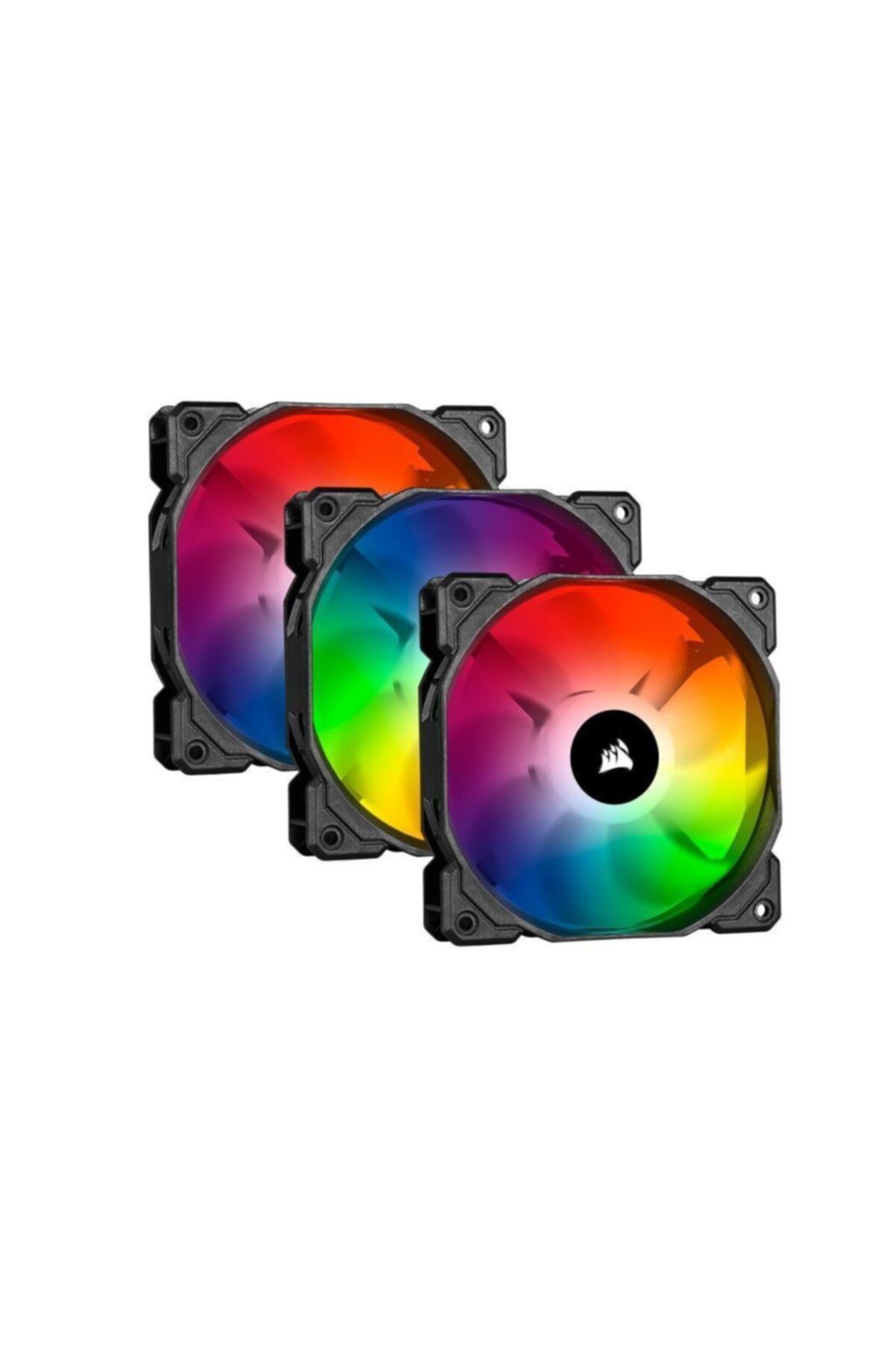Corsair Co-9050094-ww Icue Sp120 Rgb Pro 120mm Rgb Fan Üçlü Paket Ve Lighting Node Core Kontrolcü