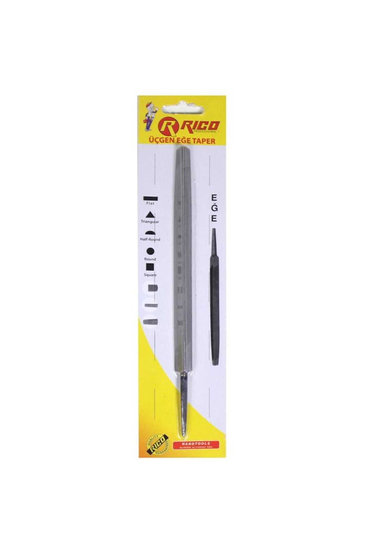 Rico Üçgen Slim Eğe Blisterli 4 mm