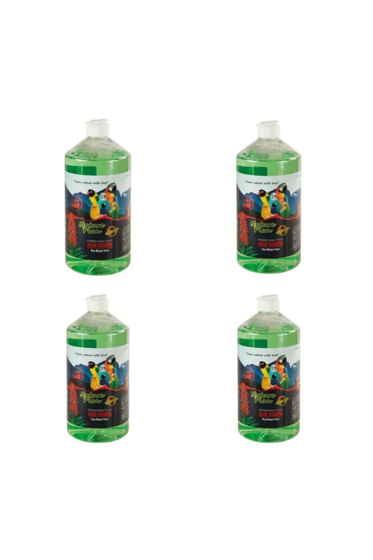 Nature Plan Avian Showers Kuş Banyo Suyu 1000 ml 4 Adet