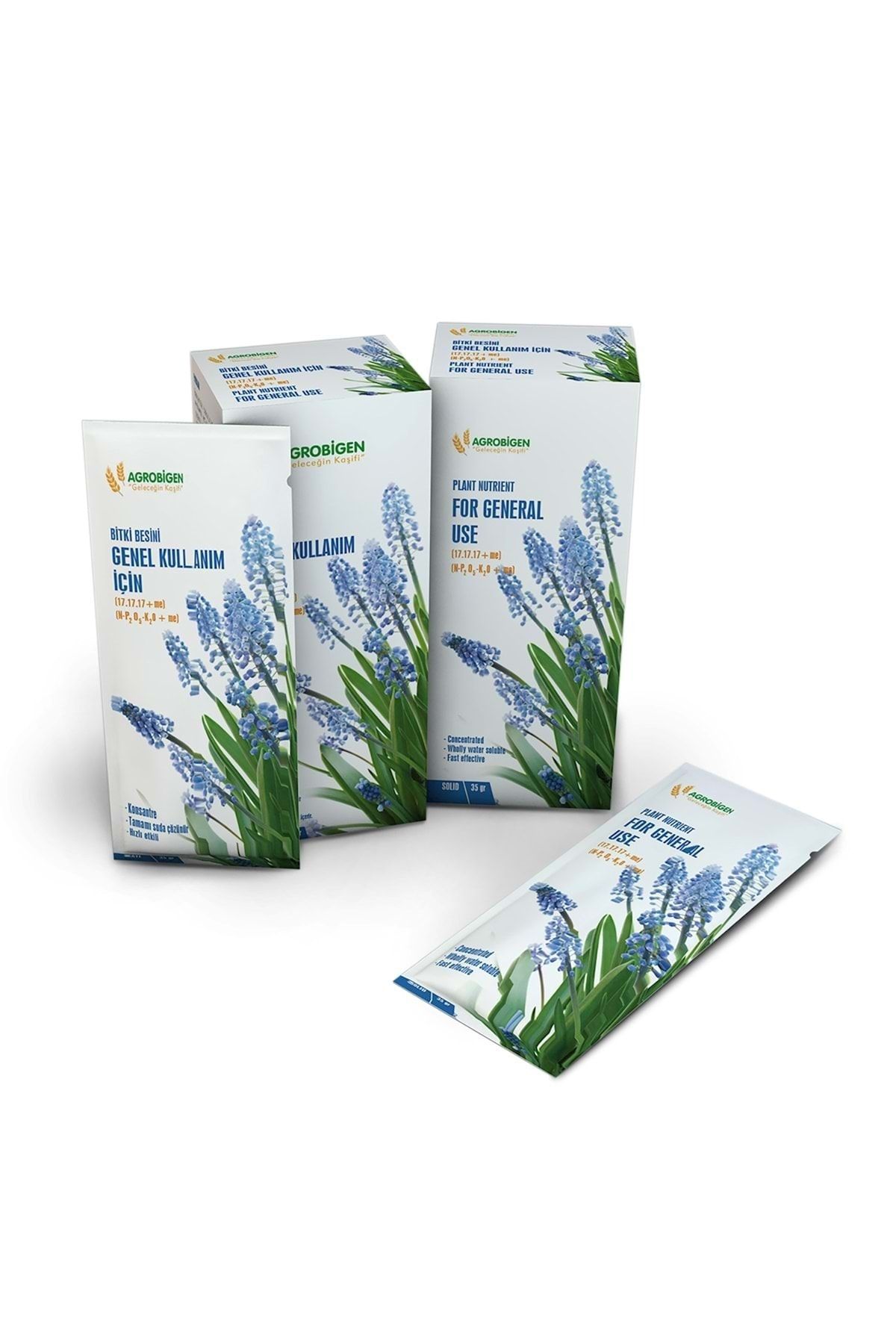 AGROBİGEN Genel Kullanım Için Bitki Besini (katı-35 Gr X 4 Adet)