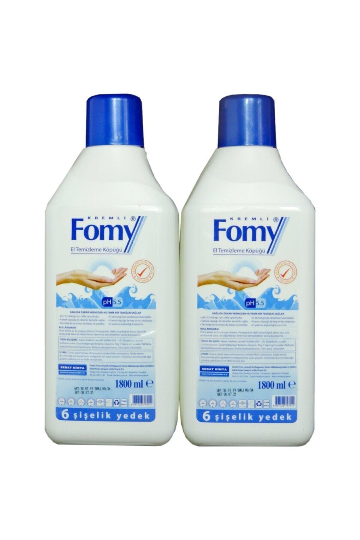 3K LİFE Fomy Standart 1800 Ml 2 Adet Köpük Sabun