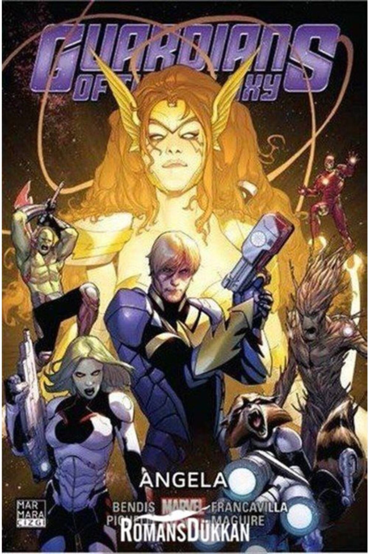Marmara Çizgi Yayınları Guardians Of The Galaxy Cilt 2 Angela Brian Michael Bendis