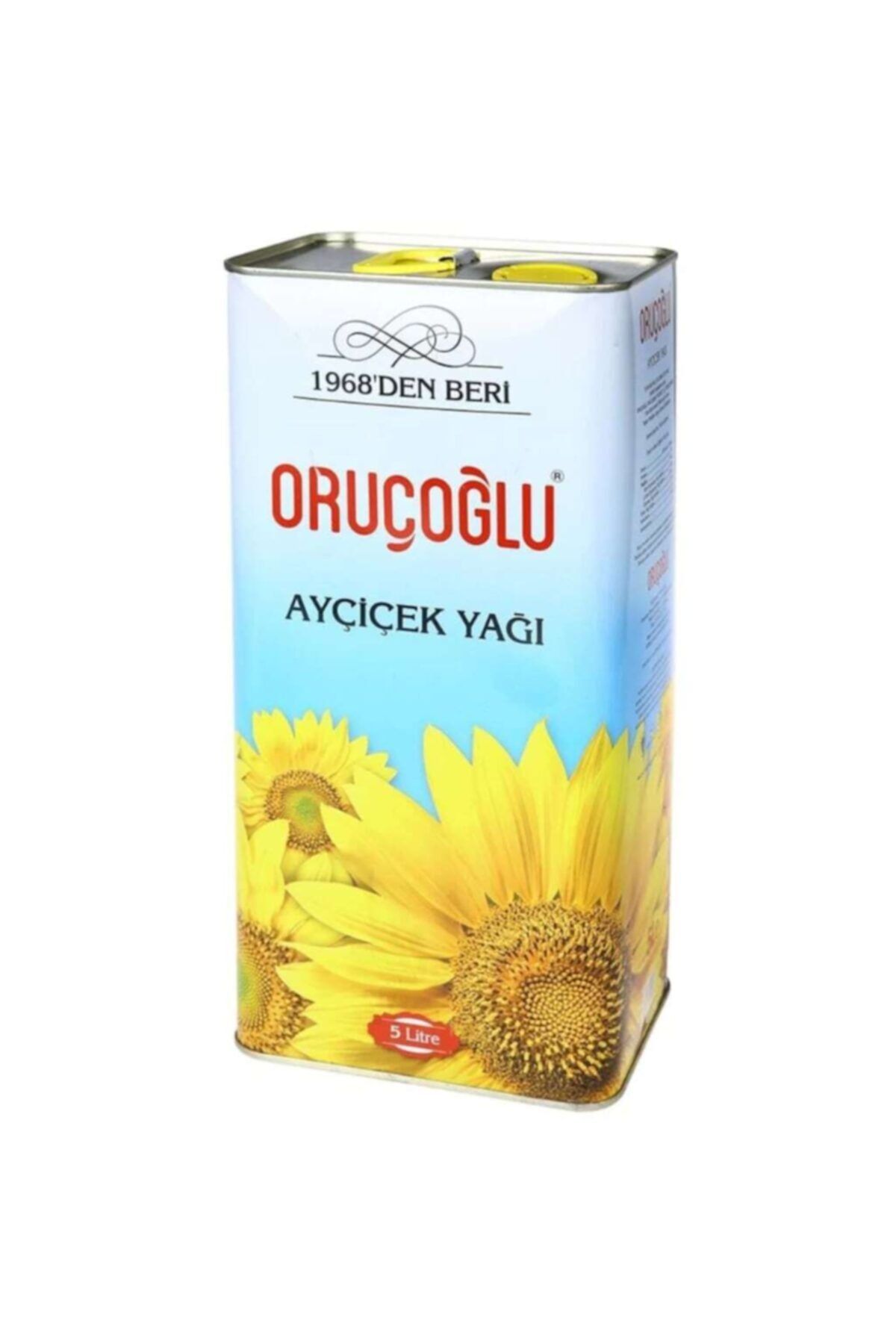 ORUÇOGLU Teneke Ayçiçek Yagı 5 lt  2 Adet
