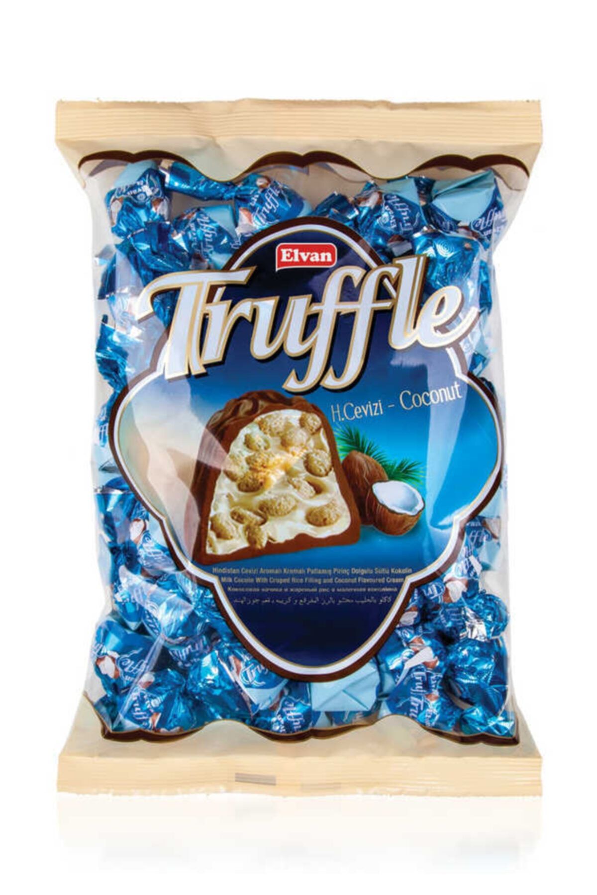 Elvan Truffle Hindistan Cevizli 1000 Gr. (1 Poşet)