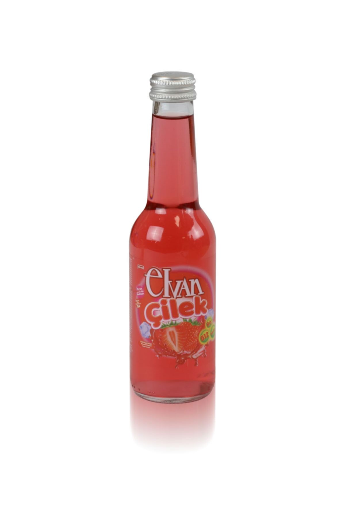 Elvan Soda Çilekli Doğal Zengin Mineralli 250 ml 6’lı Paket