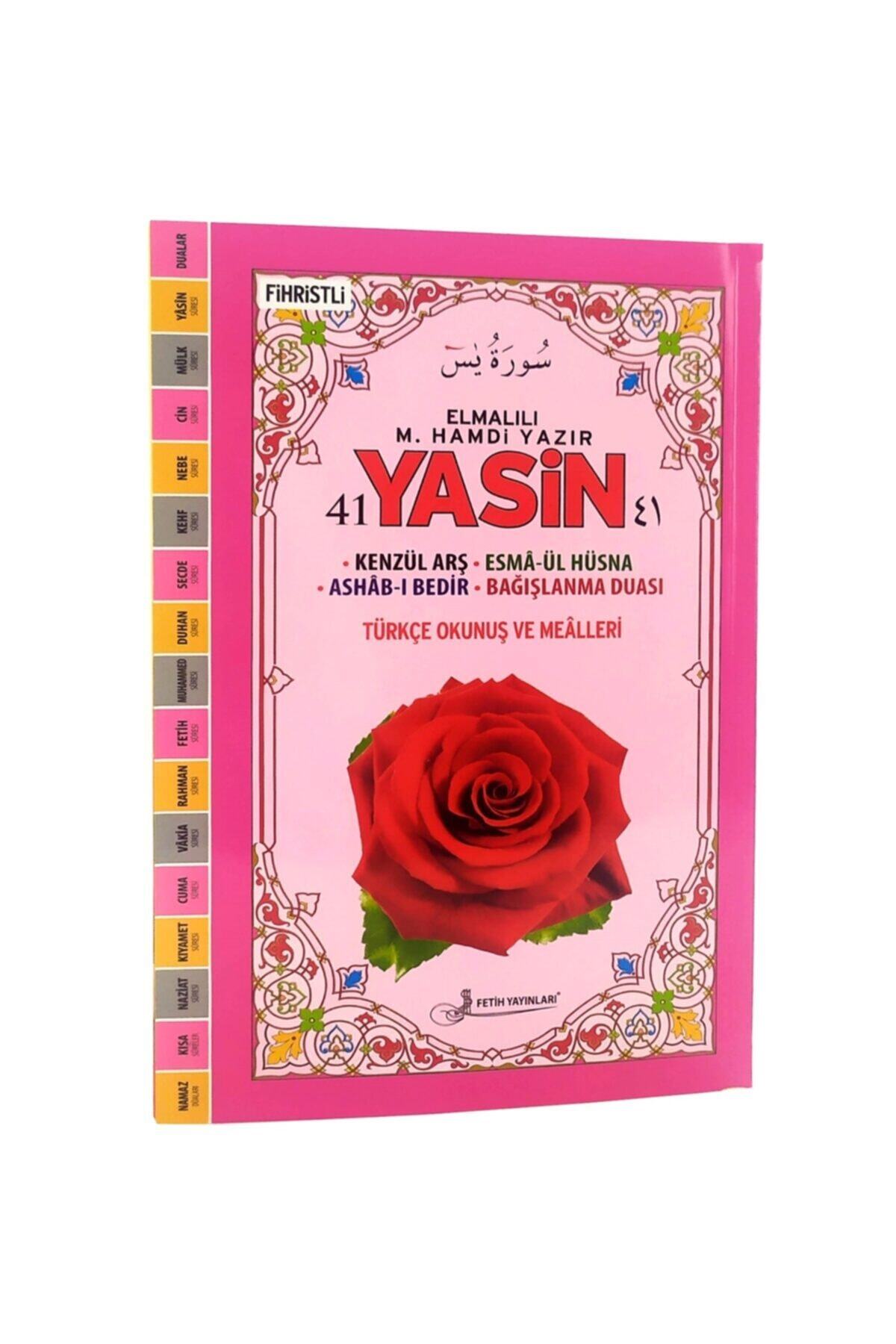 Fetih Yayınları Pembe Renk Büyük Boy 41 Yasini Şerif 160 Sayfa