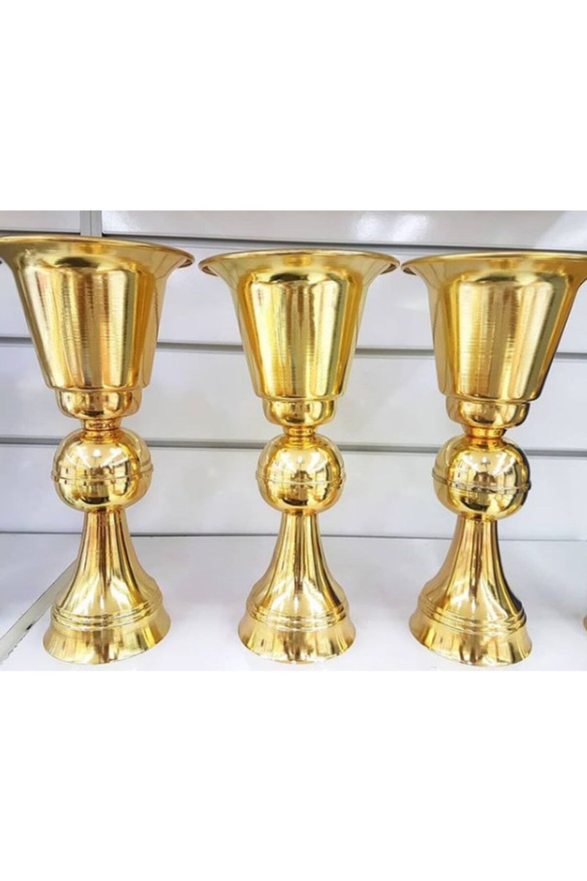 MEYRA Dekoratif Gold Renkli Vazo