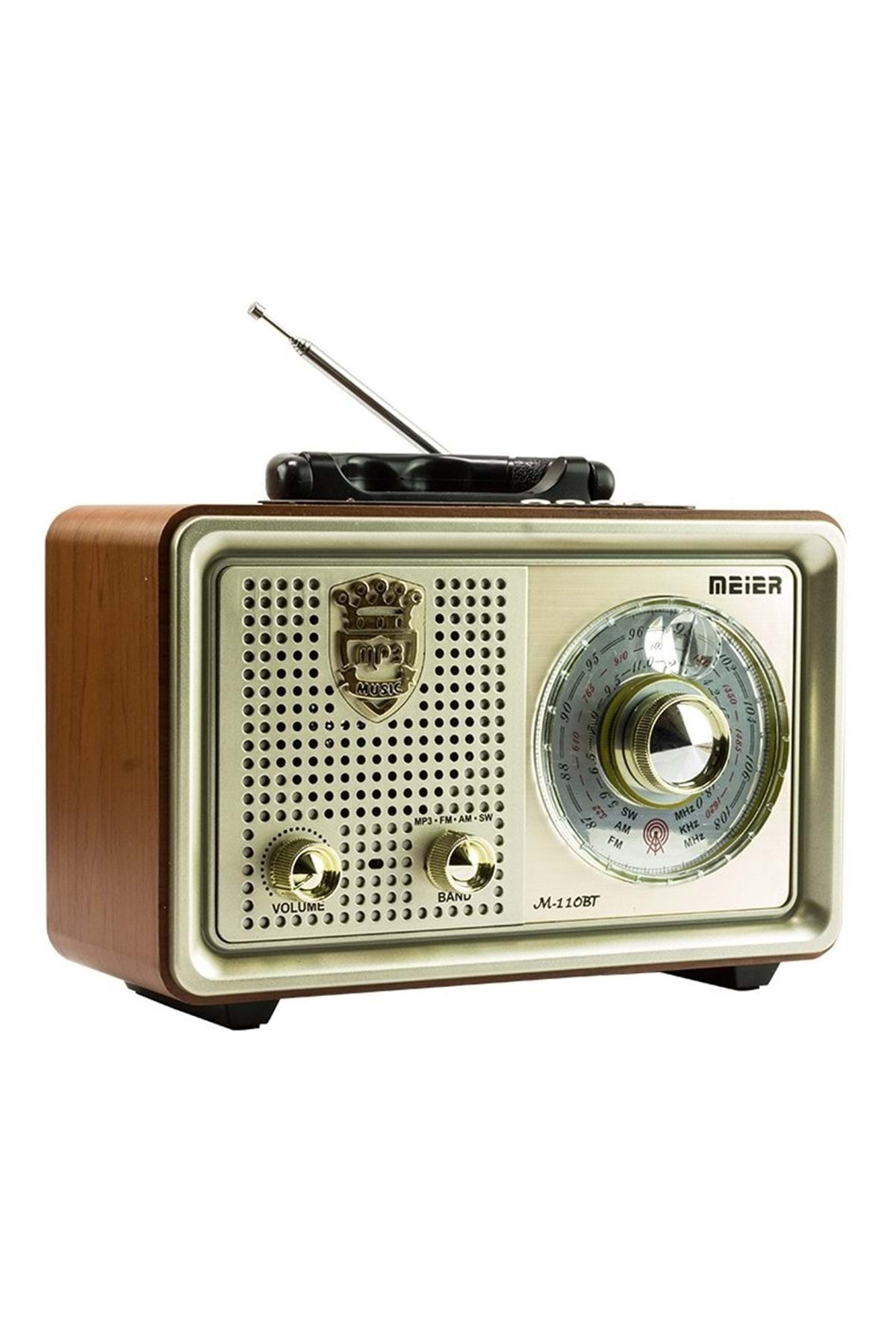 LONGMEIER Meier M-110bt Kumandalı+bluetooth+usb+sd Nostaljik Radyo