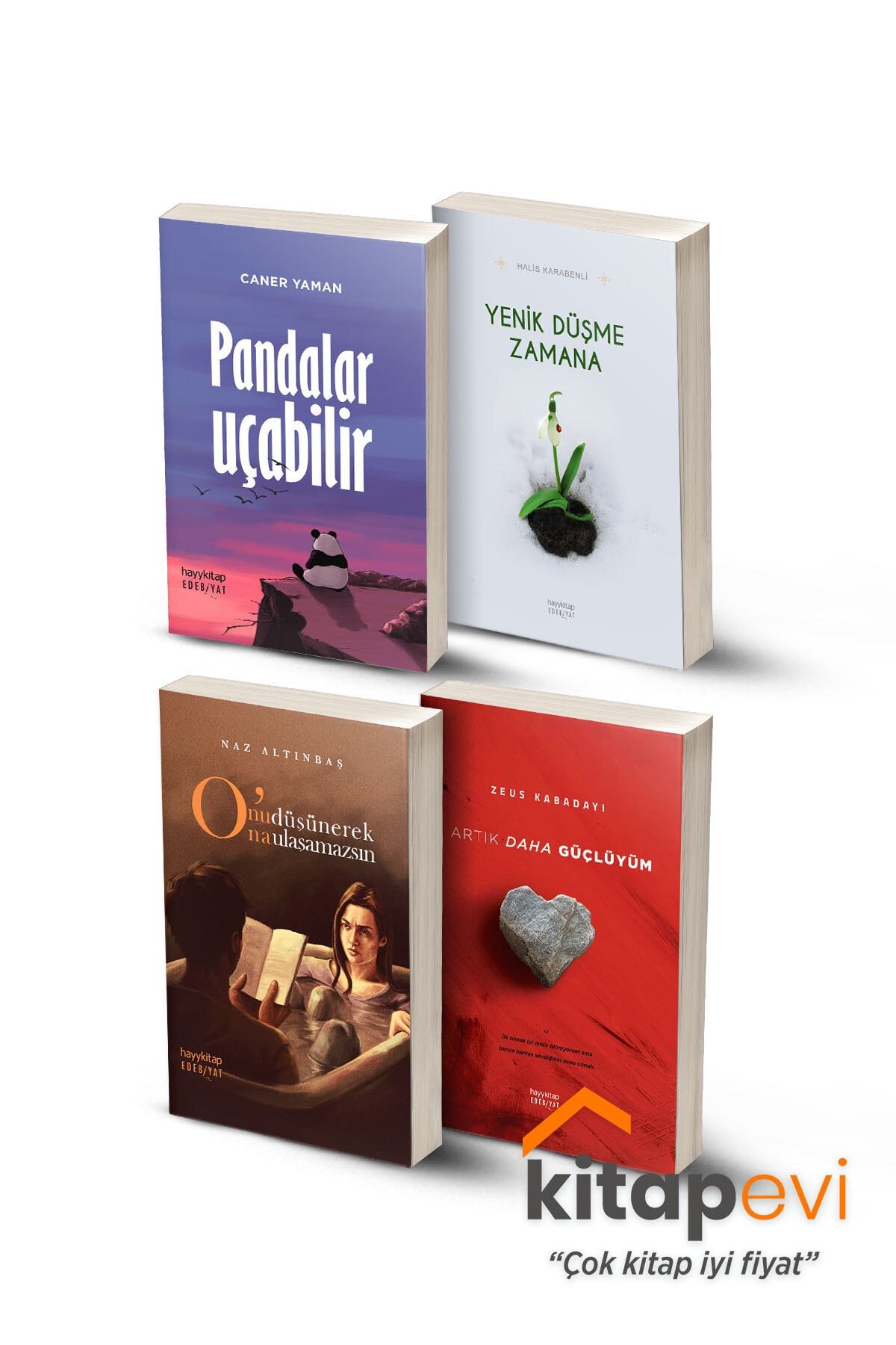Hayykitap Artık Daha Güçlüyüm - Pandalar Uçabilir - Yenik Düşme Zamana - O'nu Düşünerek O'na Ulaşamazsın