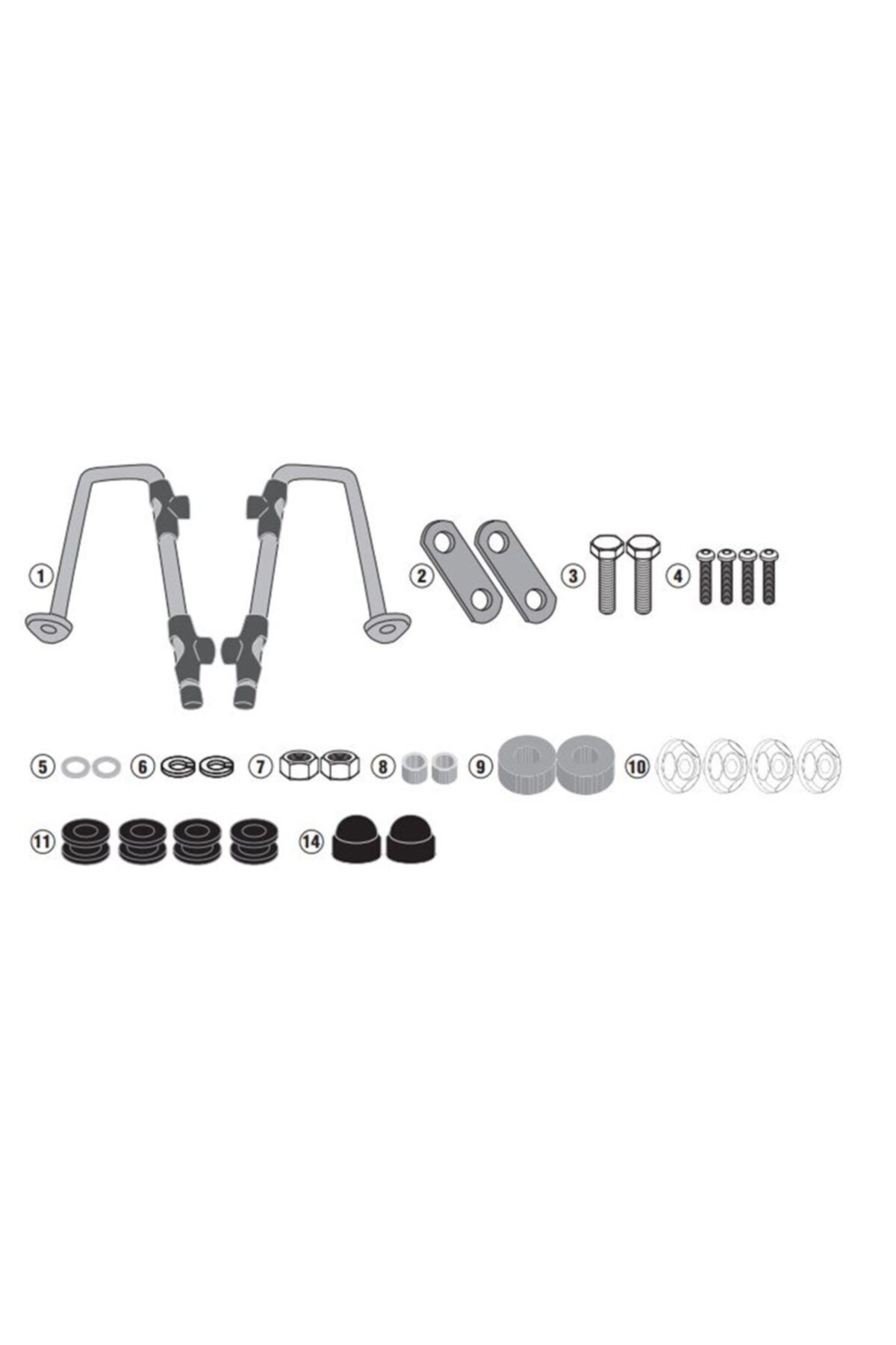 Givi A1168a Honda Super Cub C125 (18-19) Rüzgar Siperlik Bağlantısı