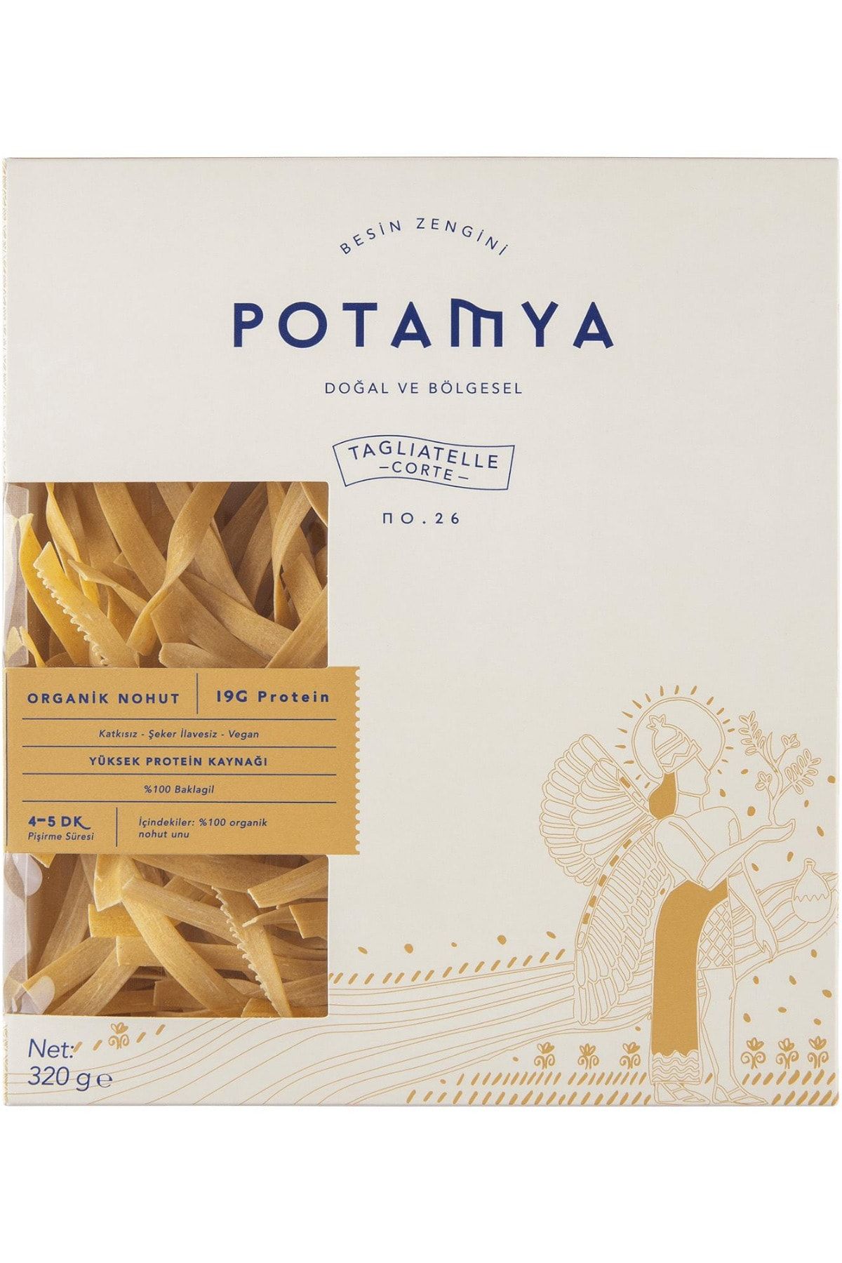 POTAMYA Organik Nohut Taglietelle