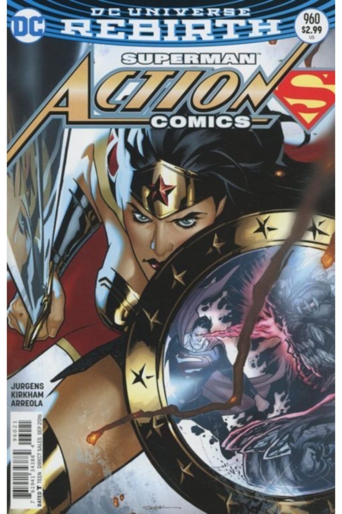 TM & DC ComicsWarner Bros Dc Universe Rebirth Superman Action Comics #960 (variant Edition) Fasikül Ingilizce Çizgi Roman