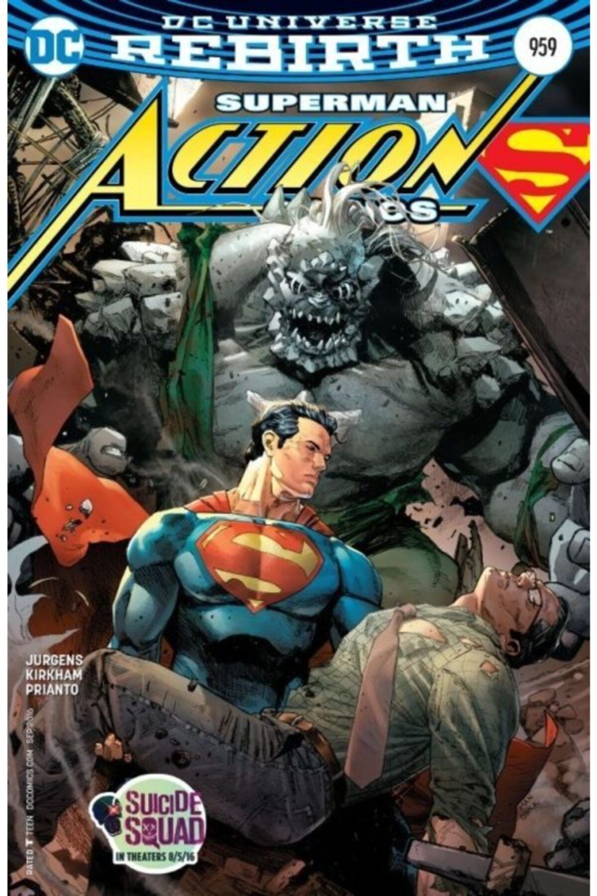 TM & DC ComicsWarner Bros Dc Universe Rebirth Superman Action Comics #959 Fasikül Ingilizce Çizgi Roman