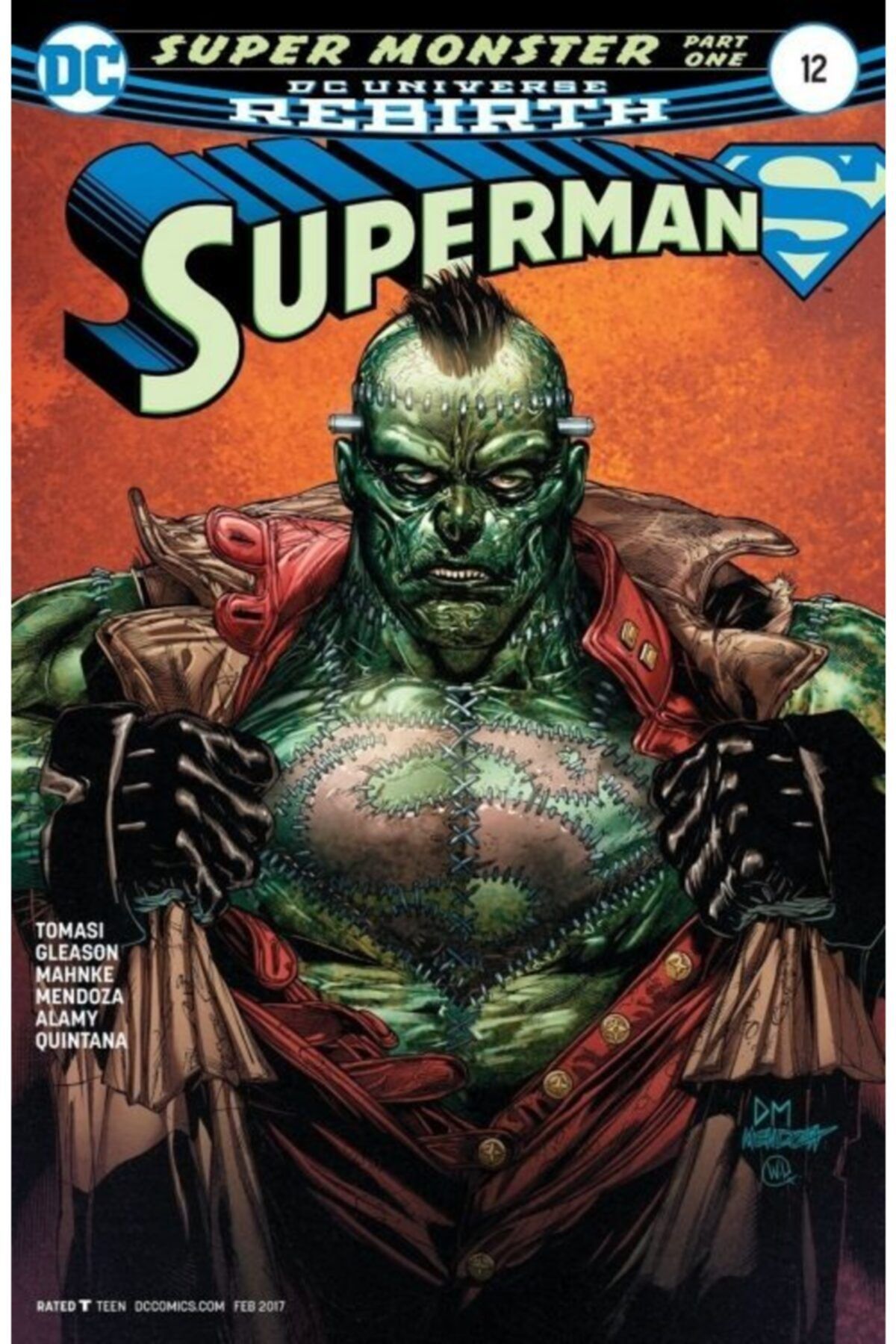 TM & DC ComicsWarner Bros Superman (2016-) #12 Fasikül Ingilizce Çizgi Roman