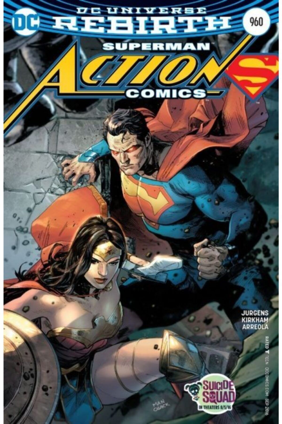 TM & DC ComicsWarner Bros Dc Universe Rebirth Superman Action Comics #960 Fasikül Ingilizce Çizgi Roman