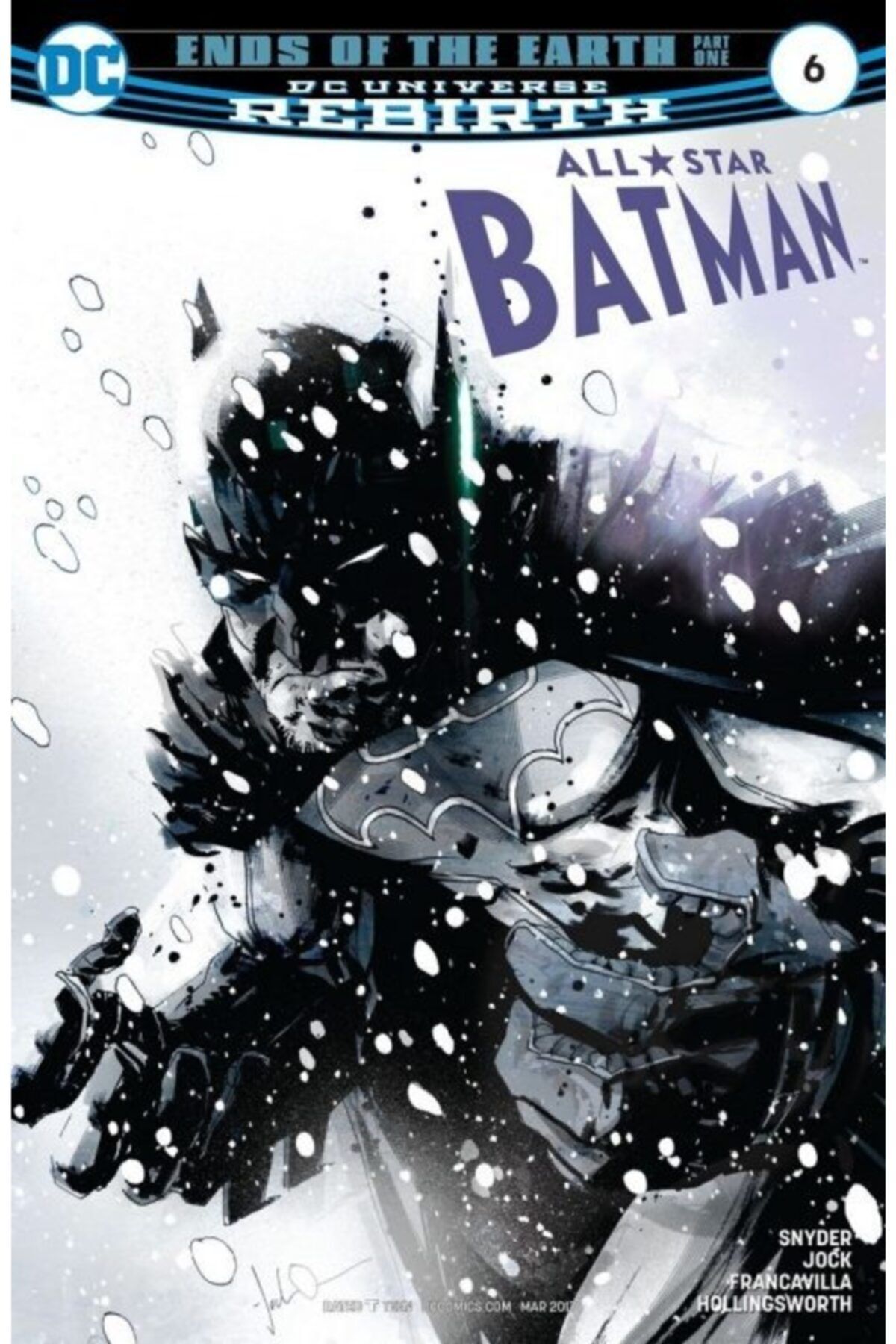 TM & DC ComicsWarner Bros All-star Batman (2016-) #6 Fasikül Ingilizce Çizgi Roman