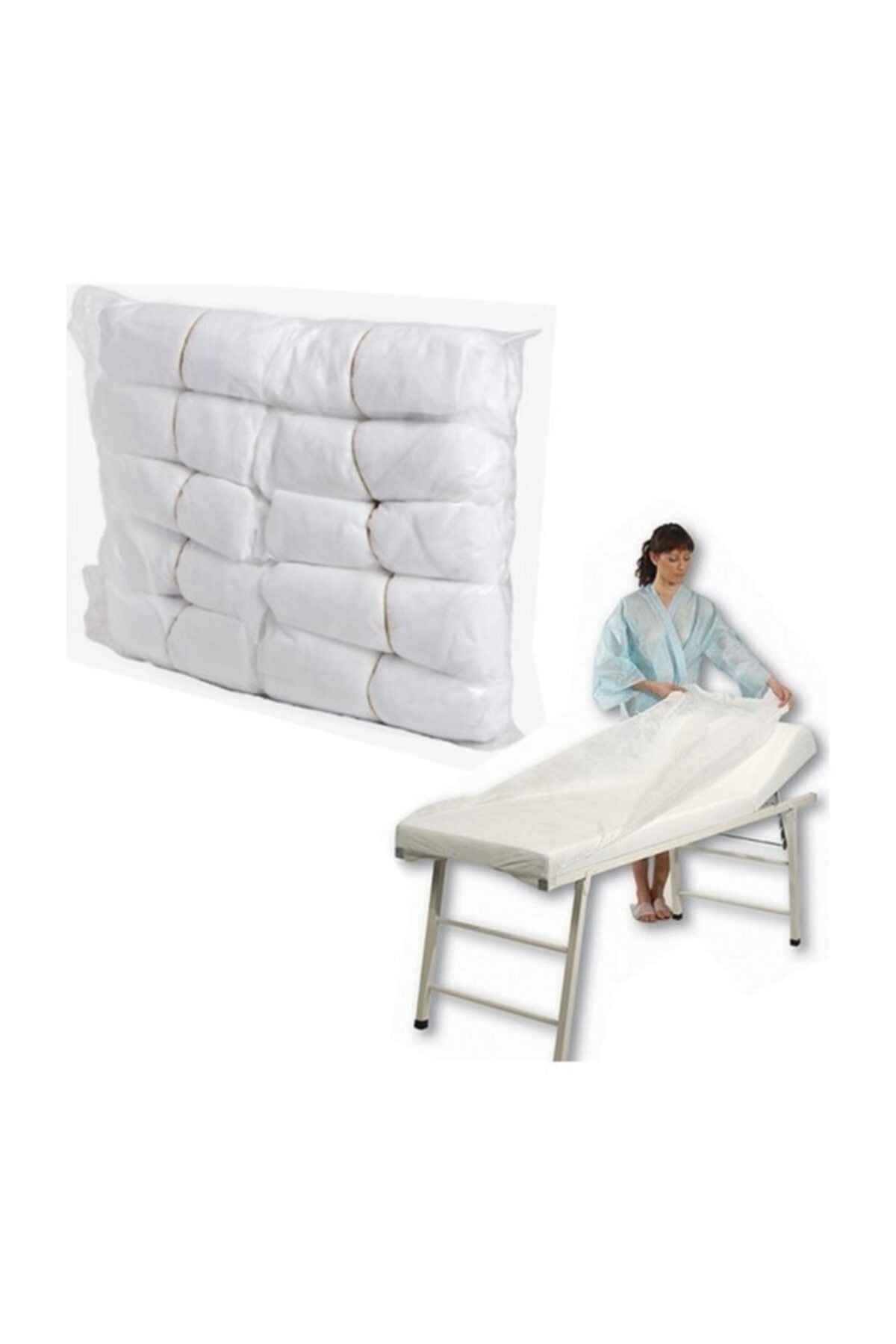 Softly Tek Kullanımlık Sedye Örtüsü 80x220 Cm 500 Adet