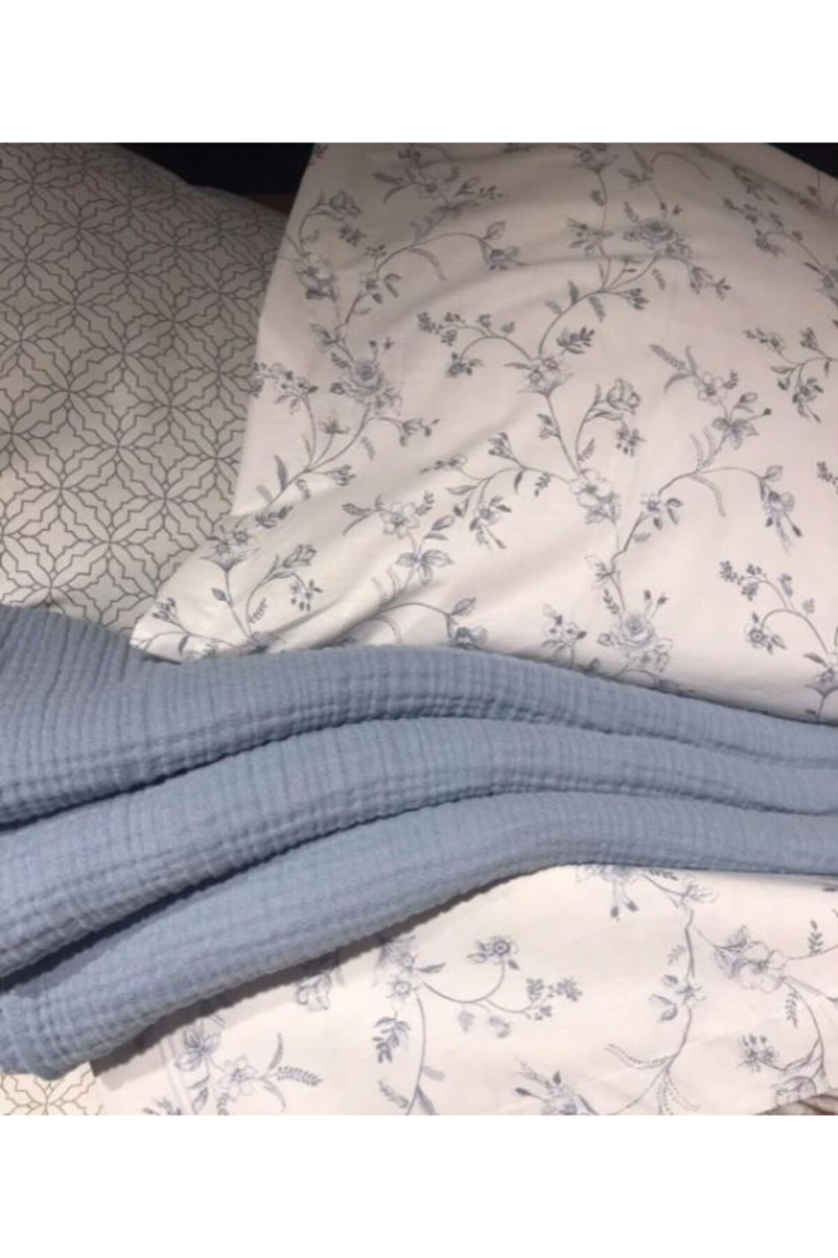 La Lidya Mavi Çift Kişilik Paris Pike Set
