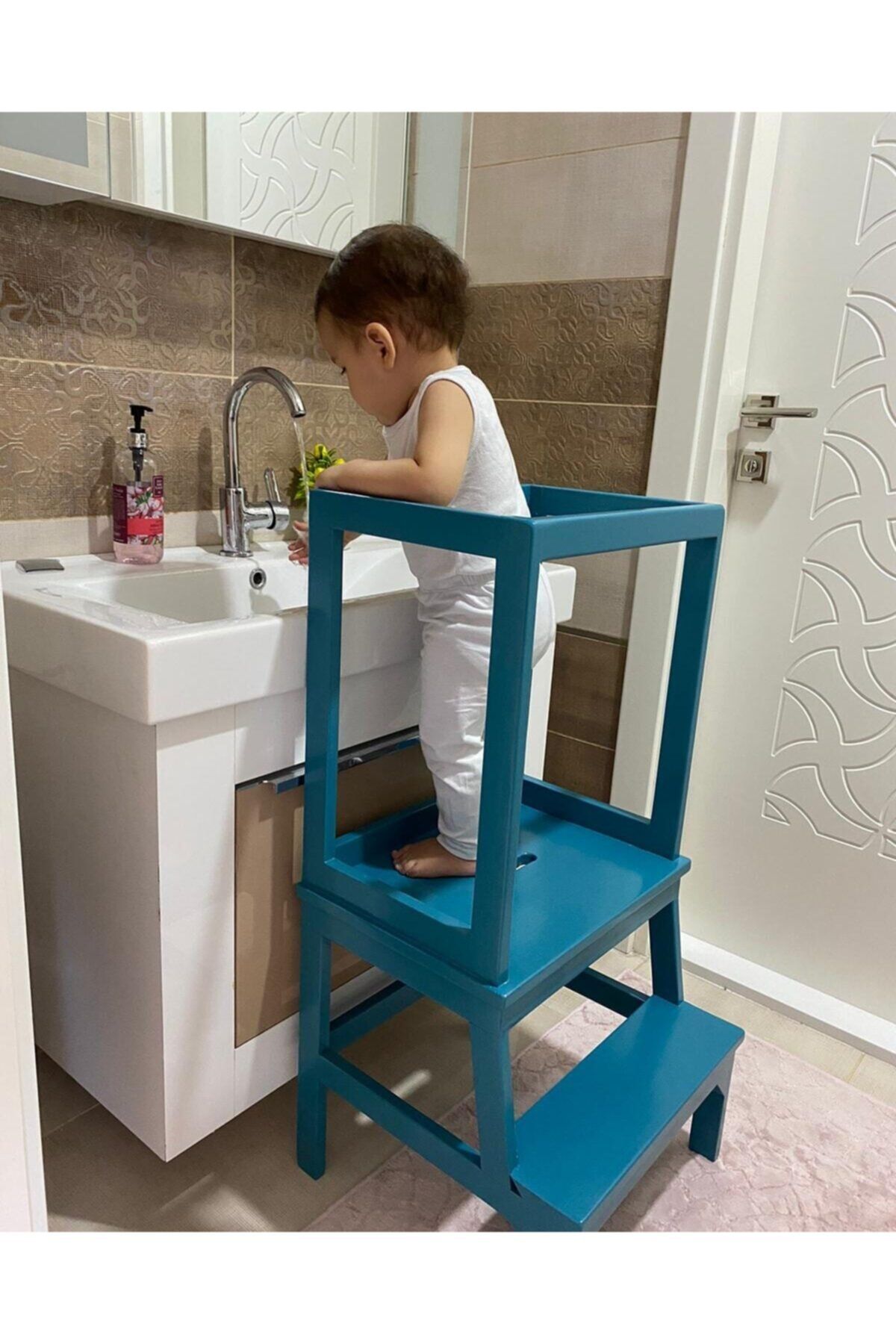 NİNNOLA Turkuaz Learning Tower Montessori Öğrenme Kulesi