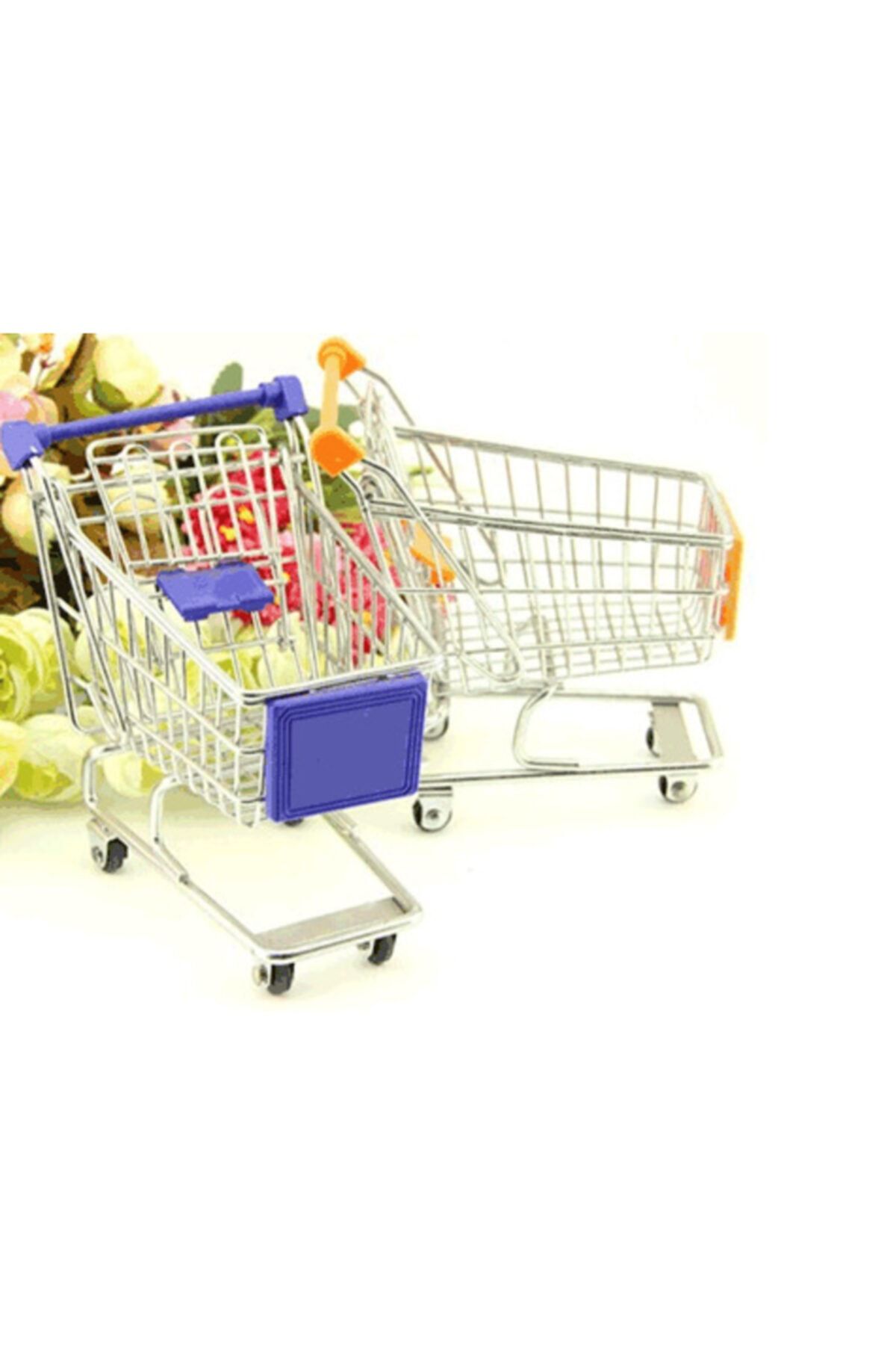 NetFırsat Mini Market Arabası Alışveriş Sepeti Kalemlik Masaüstü Eşya