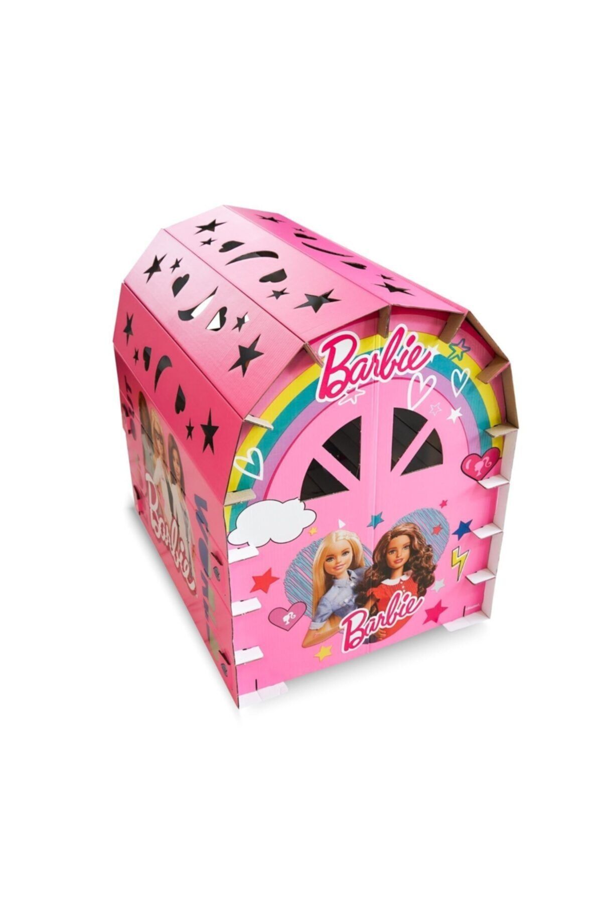 GÜVEN Barbie 16 Parça Karton Oyun Evi