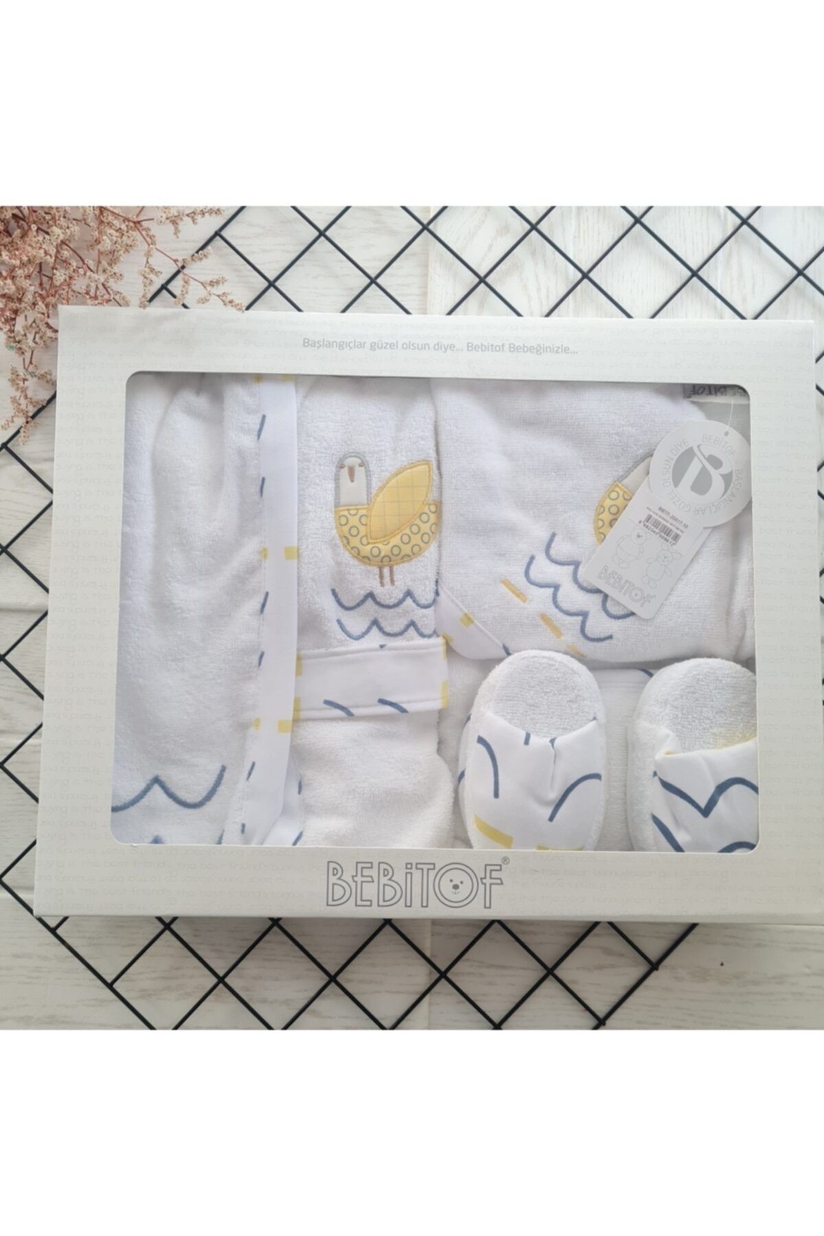 Bebitof Bebek Bornoz Takımı