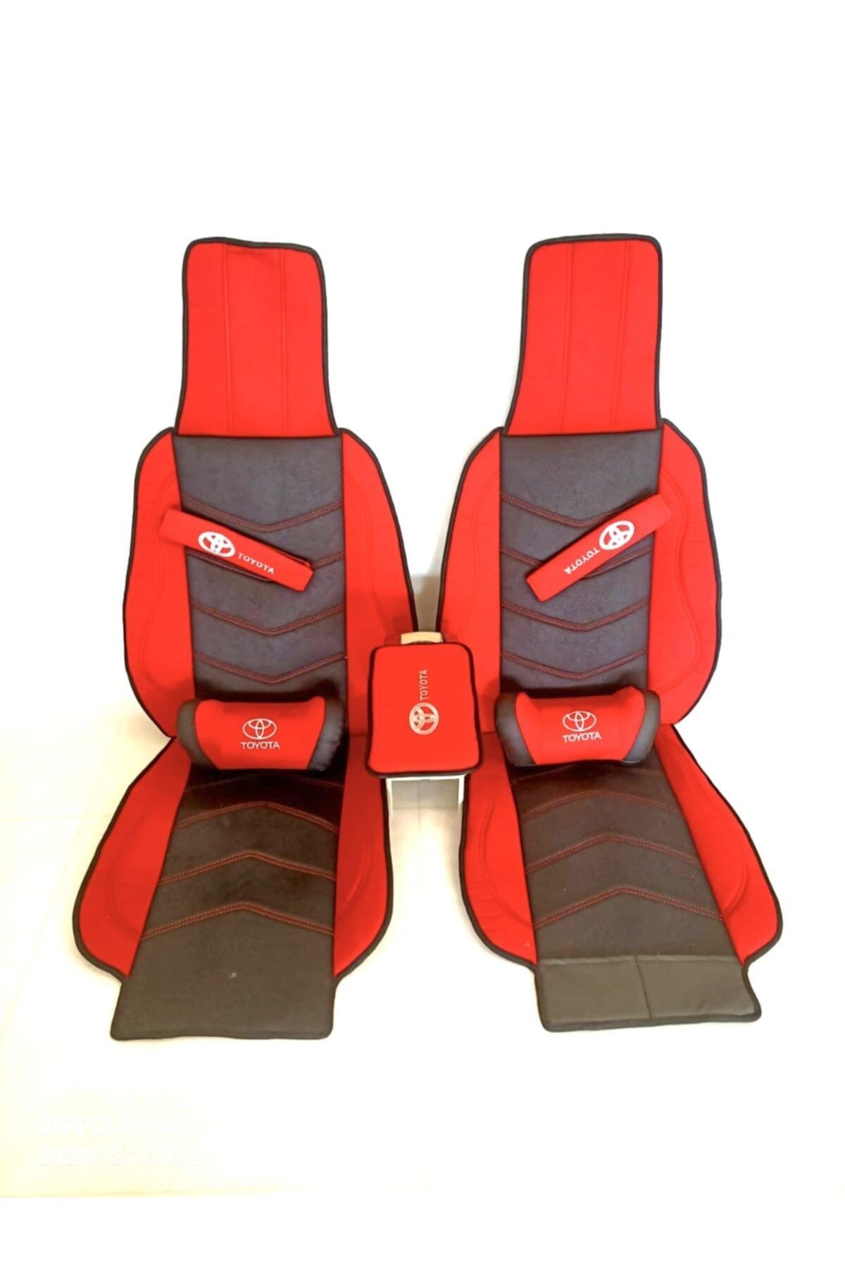 menz Toyota Kırmızı Süper Oto Modifiye Konfor Koruyucu Set Takımı