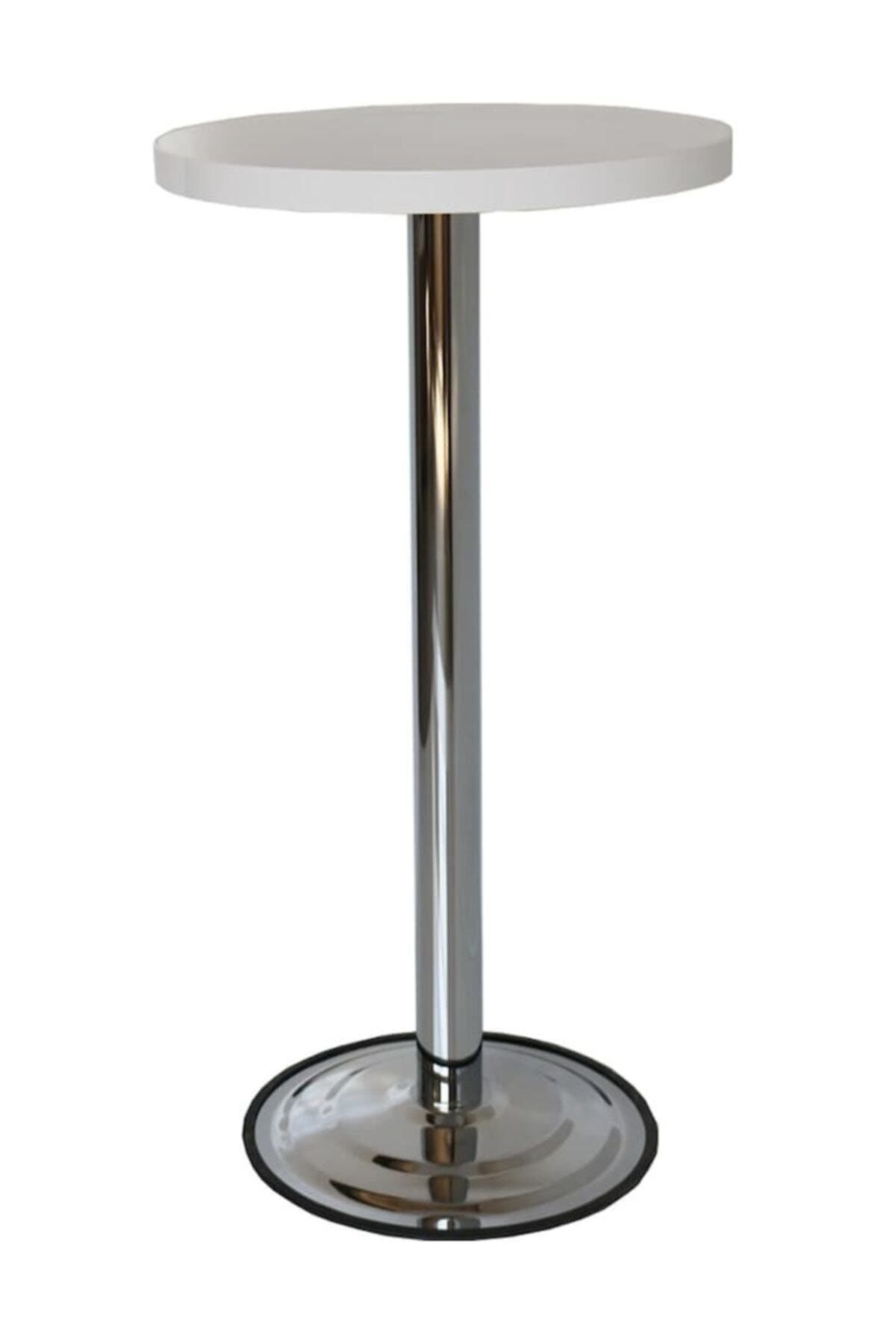 Aytuğ Masa Bar Masası Bistro Cafe Yuvarlak Kokteyl 70 Cm -1.tk