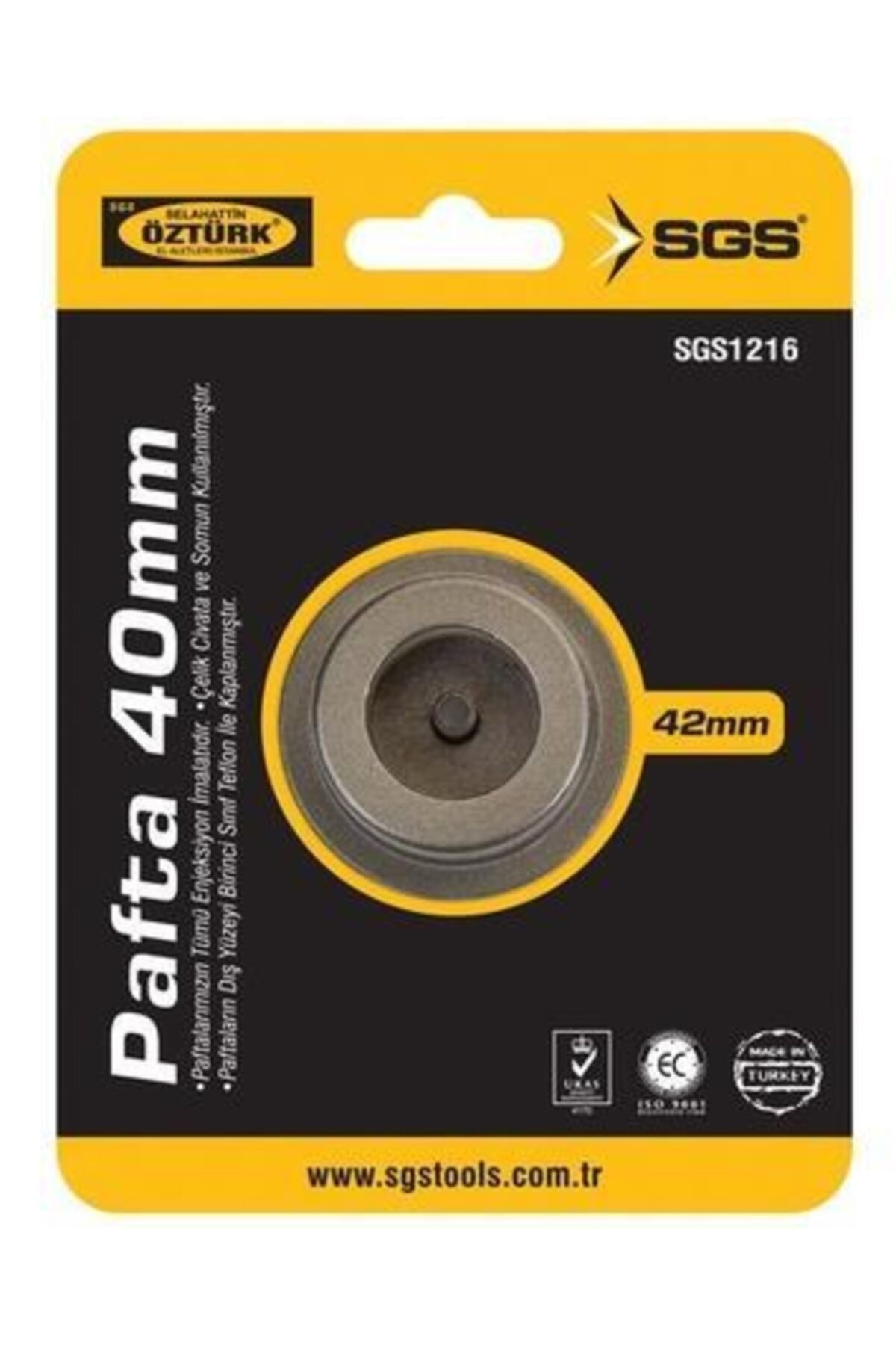 Öztürk Sgs1216 Boru Paftası 40 Mm