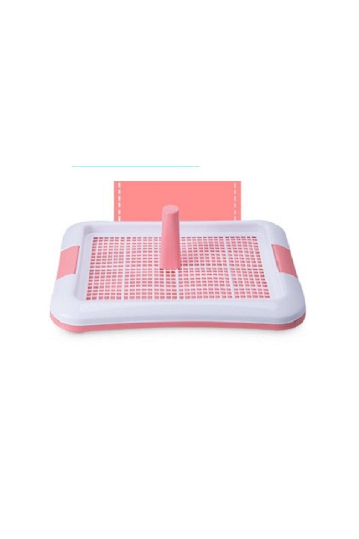 Mixpet Diktörtgen Yavru Köpek Tuvalet Eğitim Seti 63.5x47x5 Cm Pembe