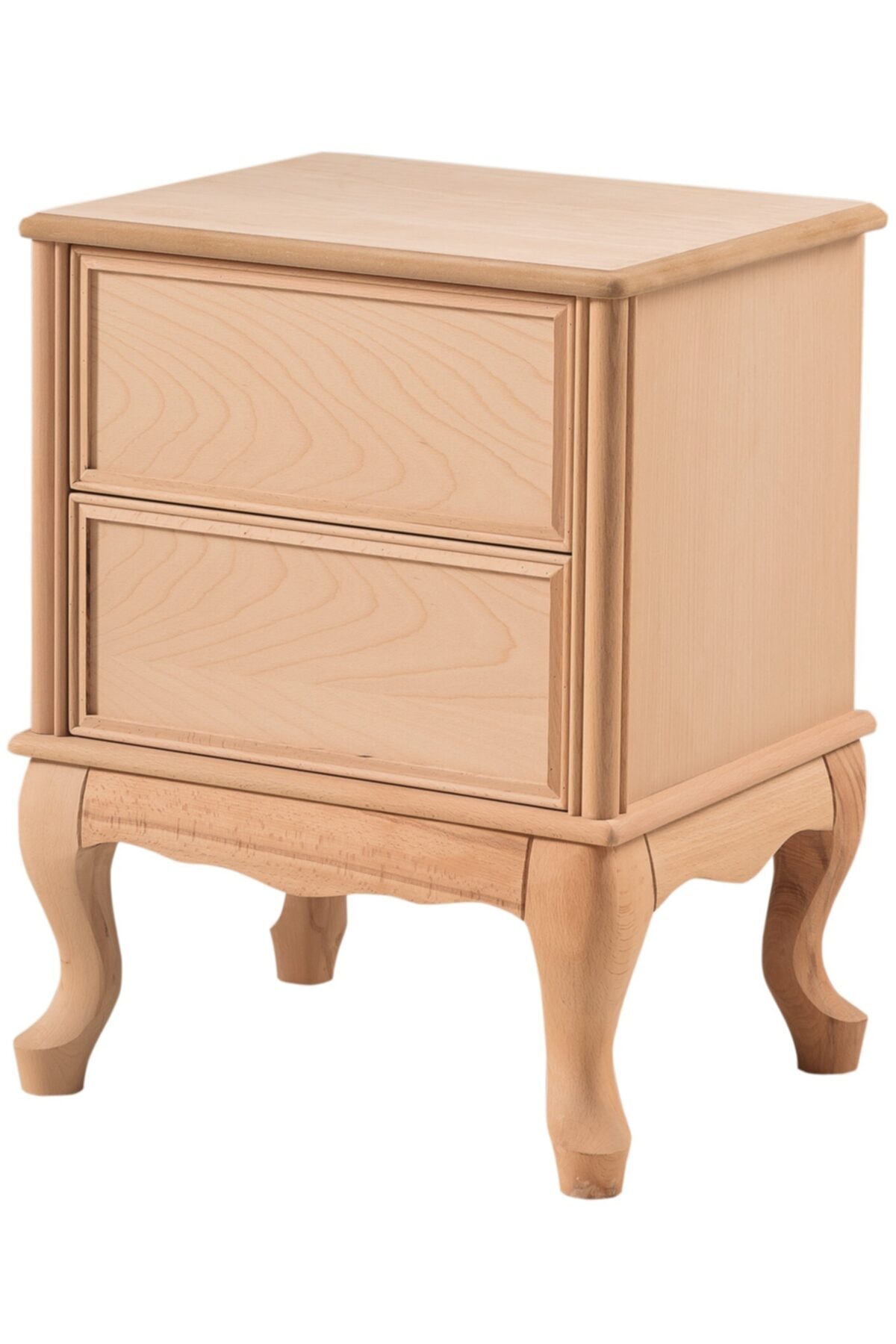 Geppetto Home King Komodin Cilasız Ahşap Ham