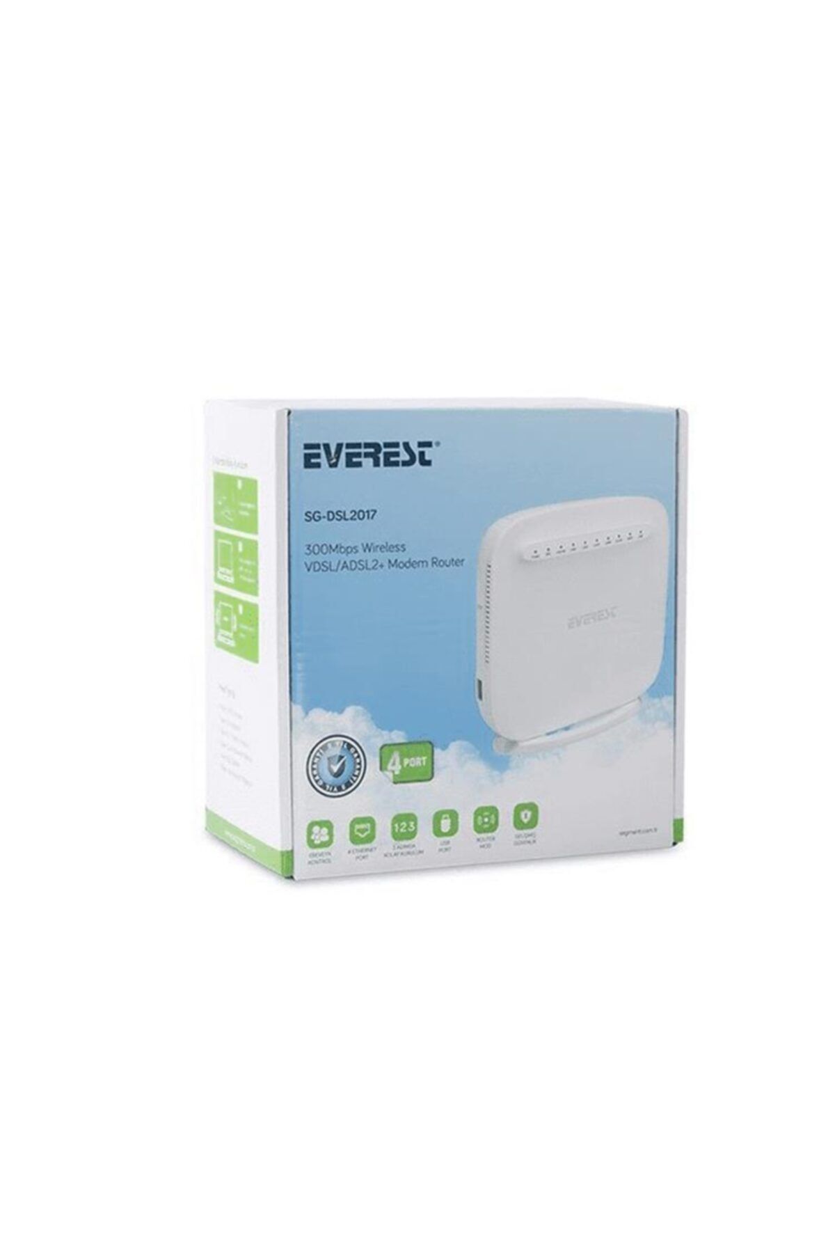 Everest Sg-dsl2017 Ethernet 300 Mbps Kablosuz Dahili Modem