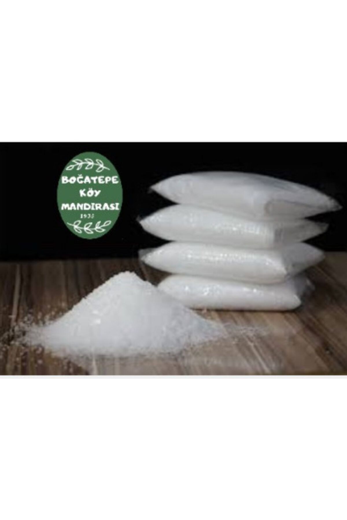Boğatepe Köy Mandırası Organik (1 Kg) Granül Mineral Kaya Tuzu
