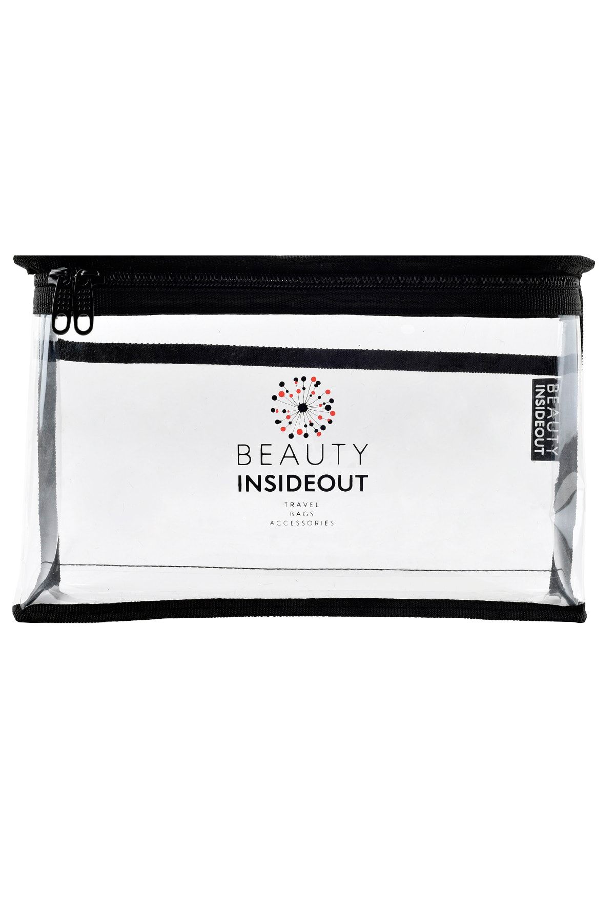 Beauty InsideOut Cepli Şeffaf Makyaj Çantası