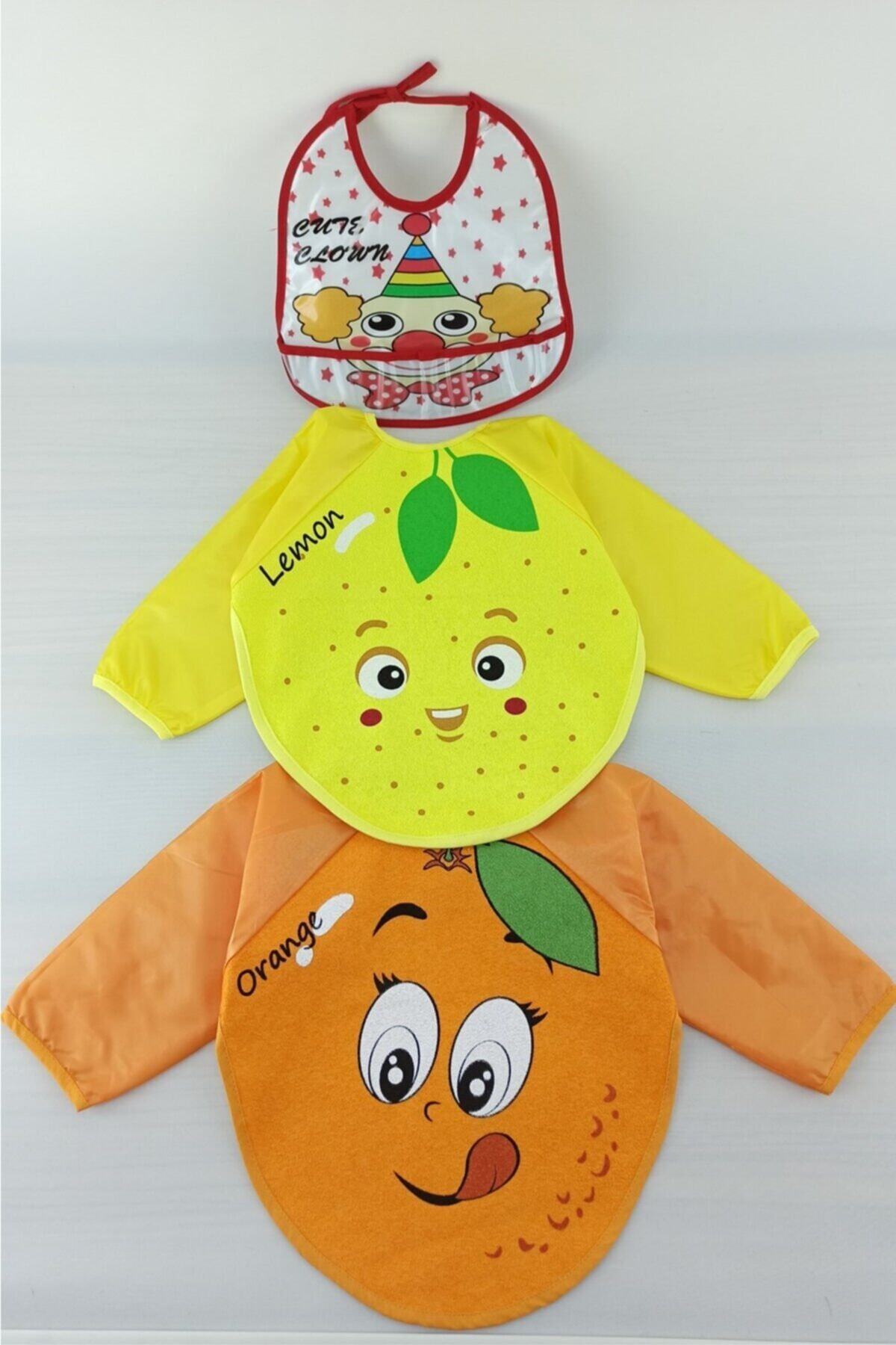 ALİSS Su Geçirmez Mama Önlüğü 3 Adet
