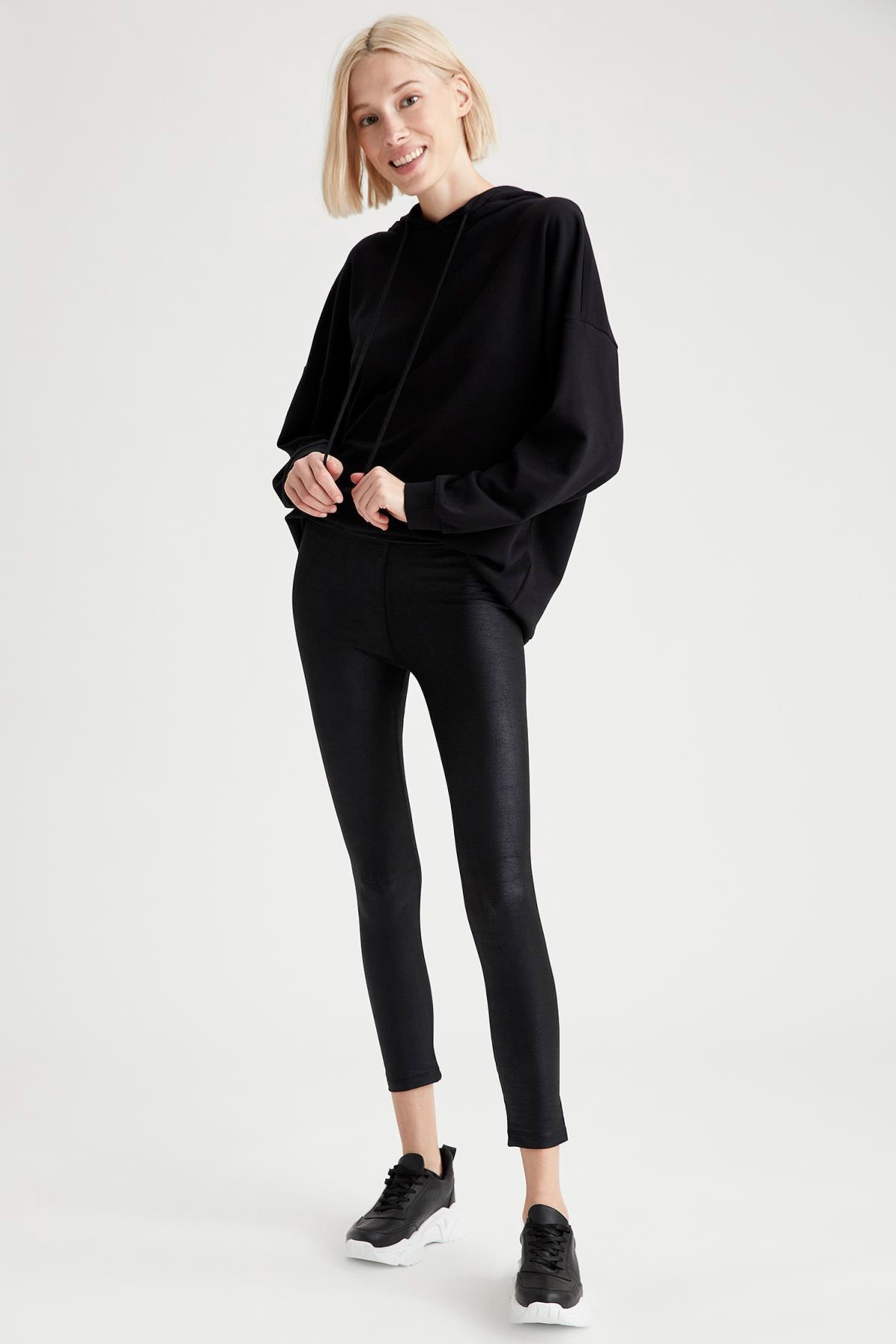 DeFacto Suni Deri Basic Slim Fit Tayt