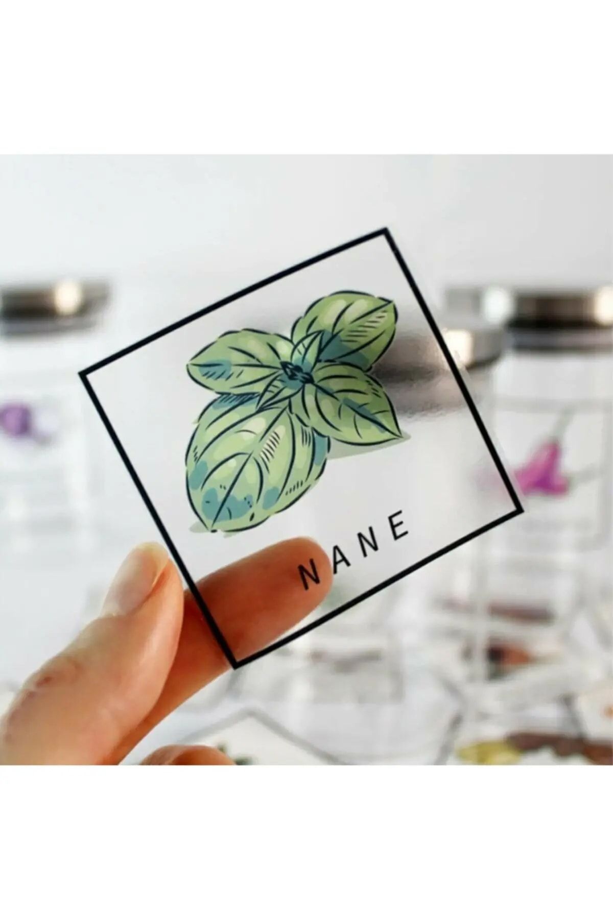 KT Decor Kavanoz Etiketleri - Baharat Takımı 42 Li