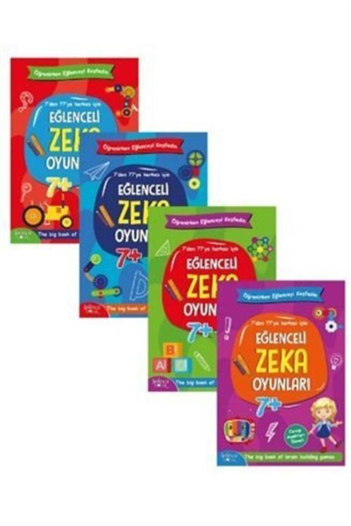 Koloni Çocuk Eğlenceli Zeka Oyunları Seti (4 Kitap)