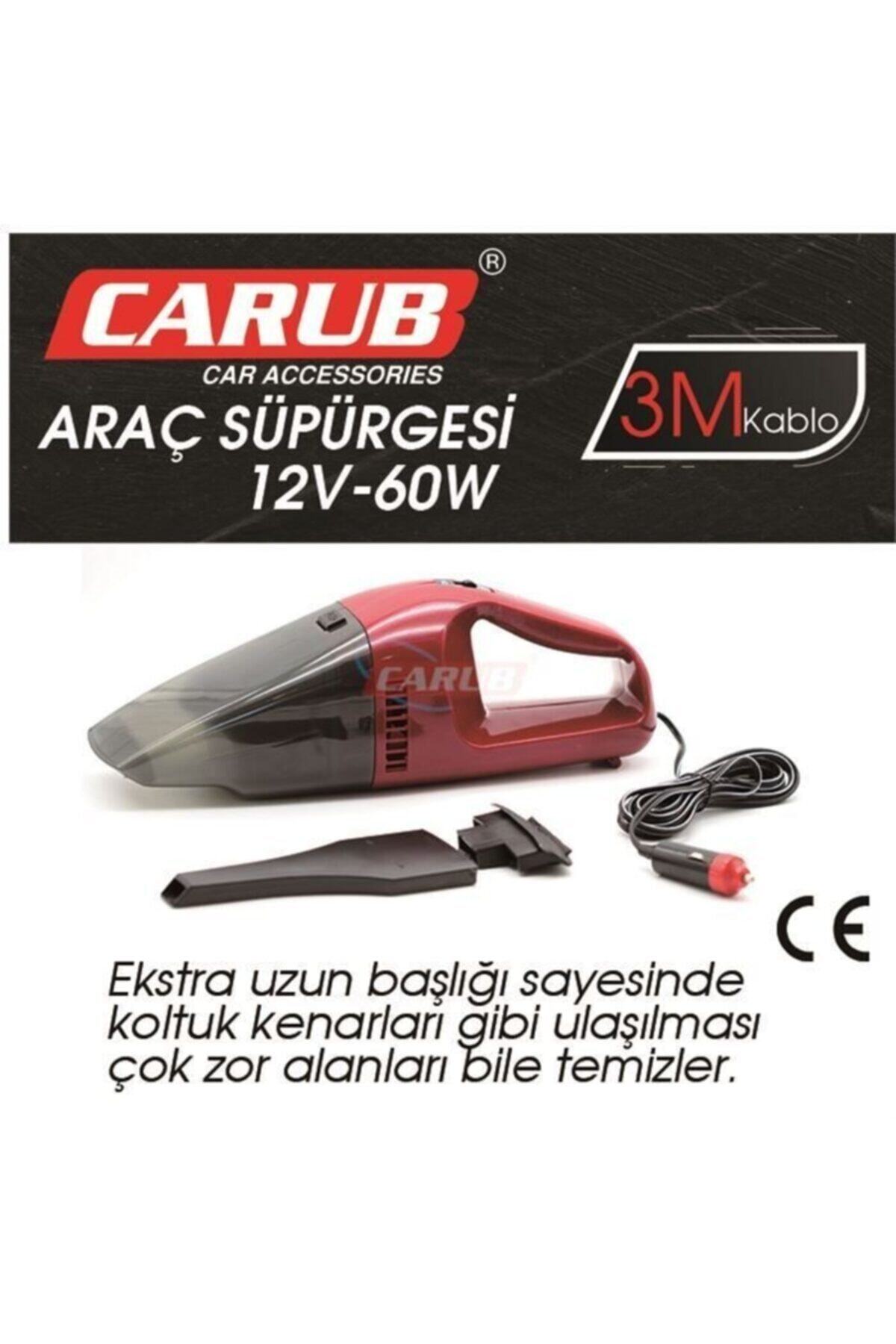 EvimShopping Carub Çakmaklık Girişli Oto Temizleyici Araç Süpürgesi 12v Ultra ��ekim