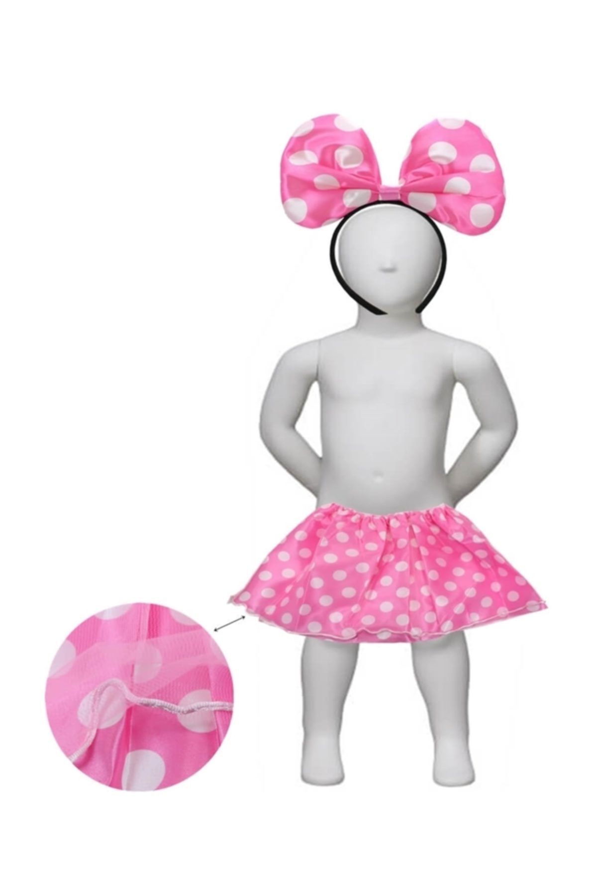 Süsle Baby Party Pembe Tütü Etek Ve Taç Takım Seti
