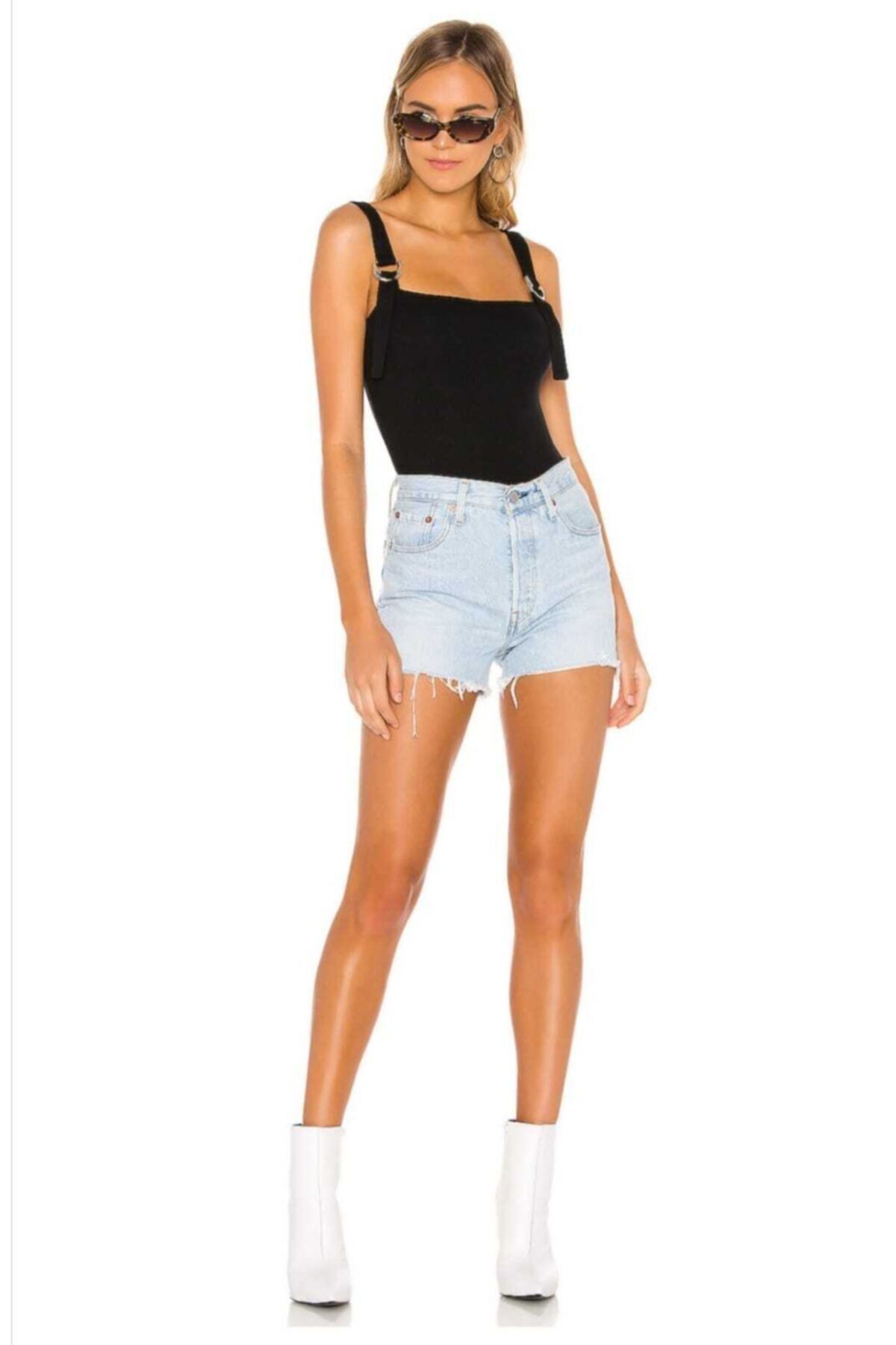 by eymen design Kadın Askılı Ipek Jarse Bodysuit