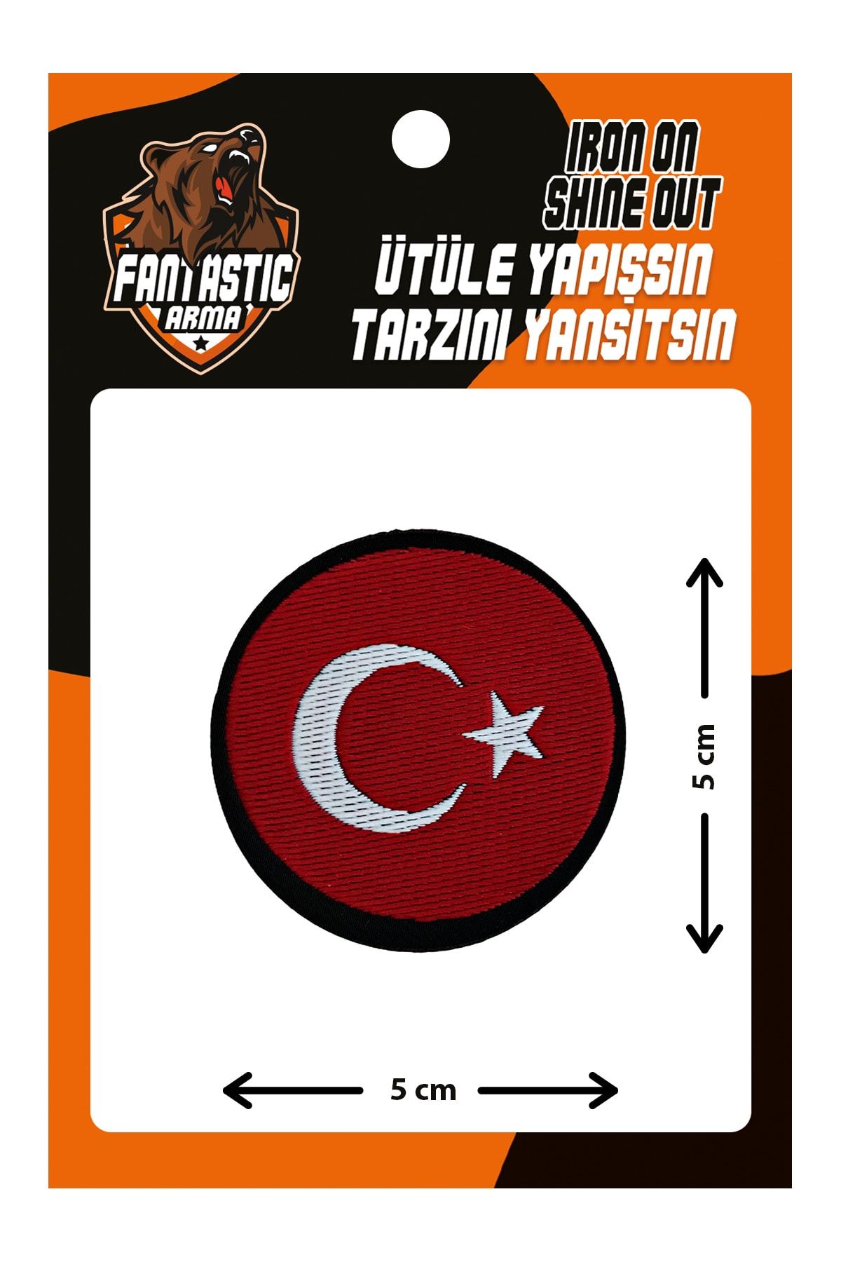 FANTASTIC A50-179 Ütü Ile Yapışan Dokuma Arma