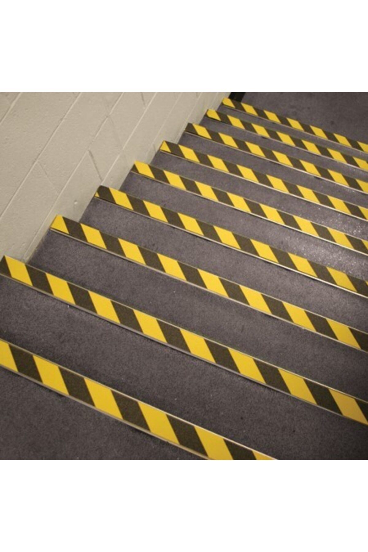 PORTAKAL SAFETY Kaydırmaz Bant-10 Metre Sarı Siyah
