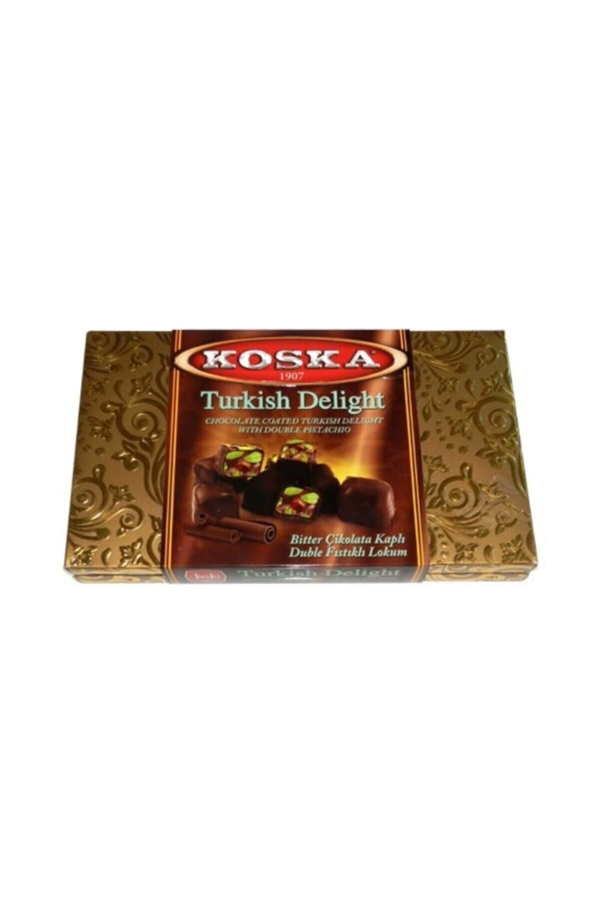 Koska Turkish Delight Bitter Çikolata Kaplı Ve Duble Antep Fıstıklı