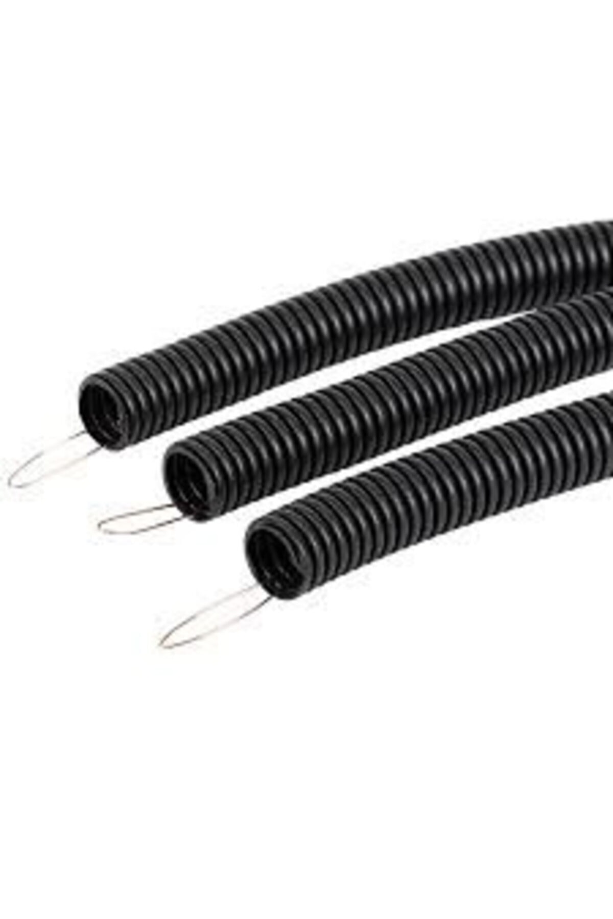 Karbon Plast Karbonplast 16 mm Plastik Klavuz Telli Spiral Boru Siyah 100 mt