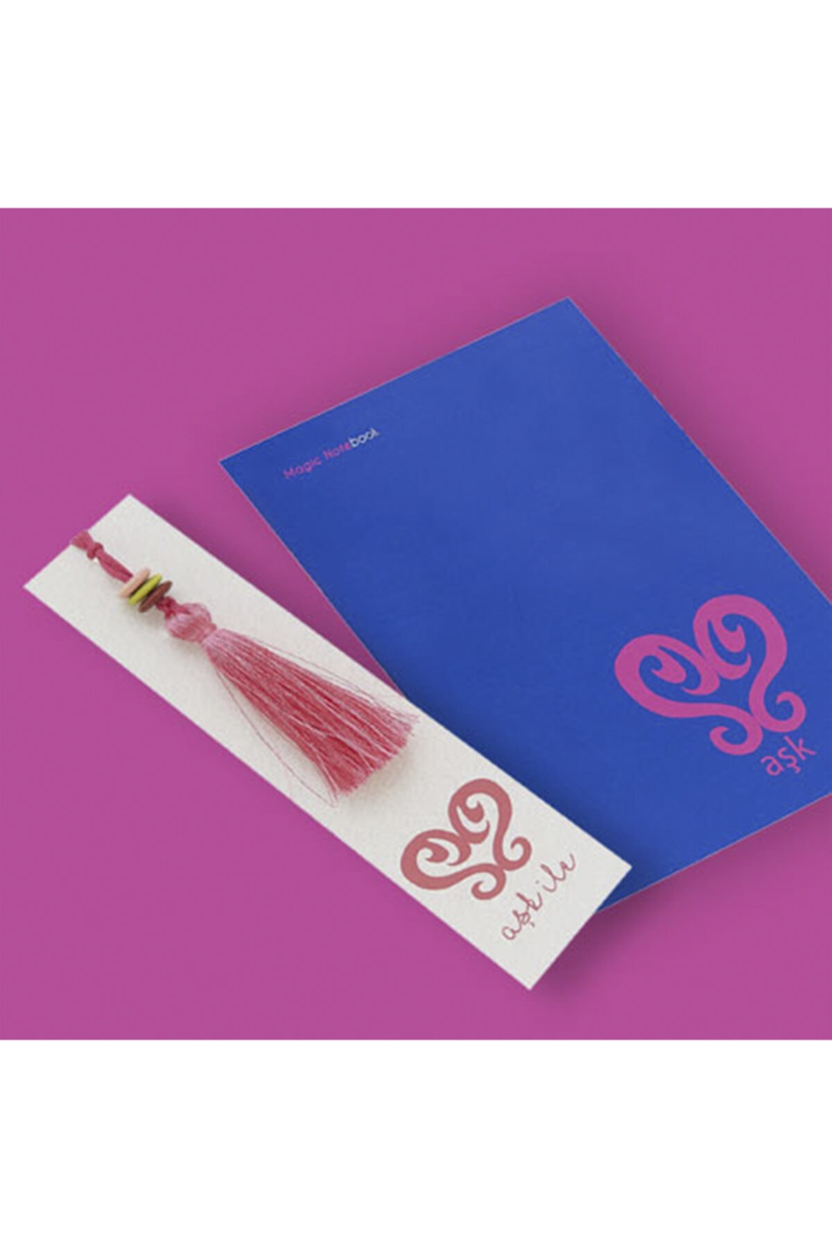 Sihirli Semboller Aşk Kitap Ayracı |