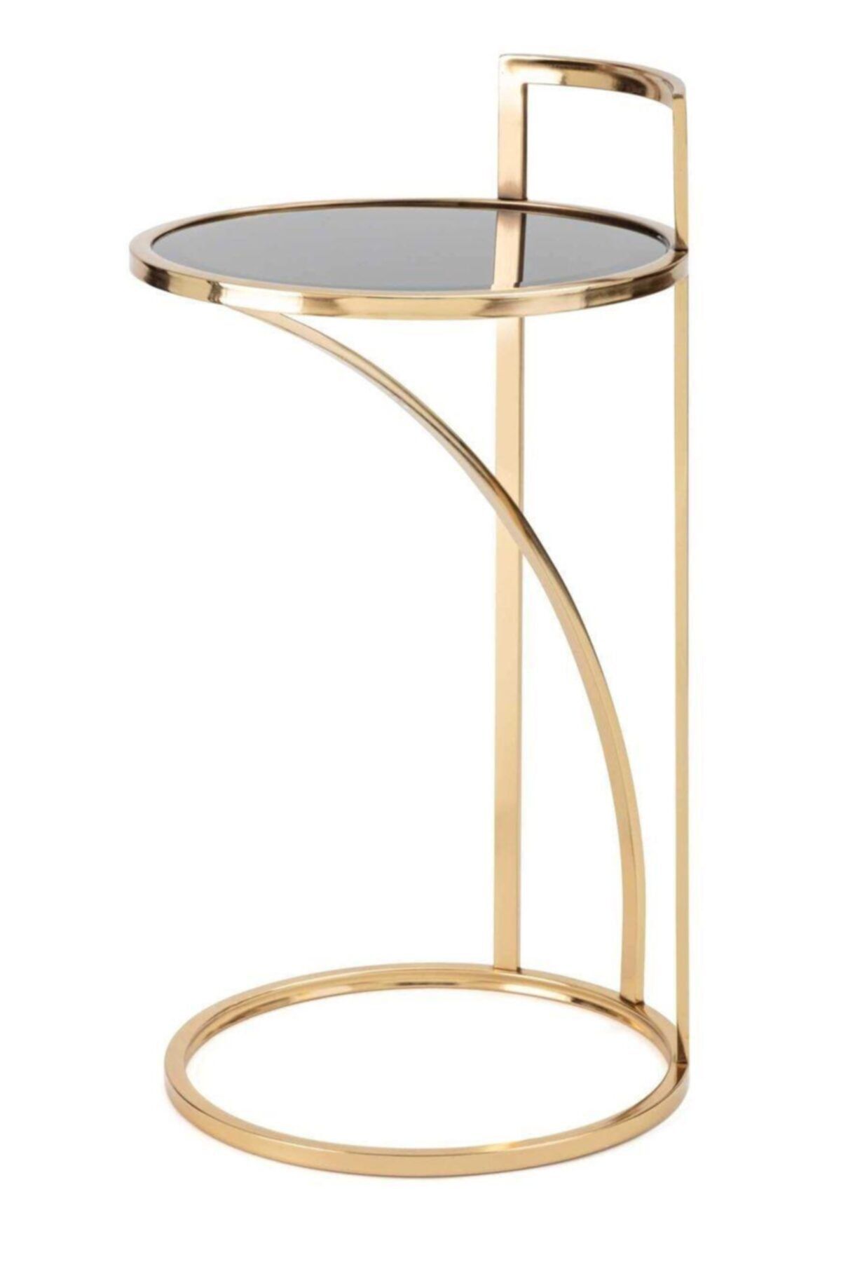 Biconsilio Gold Metal Zarif Yan Sehpa