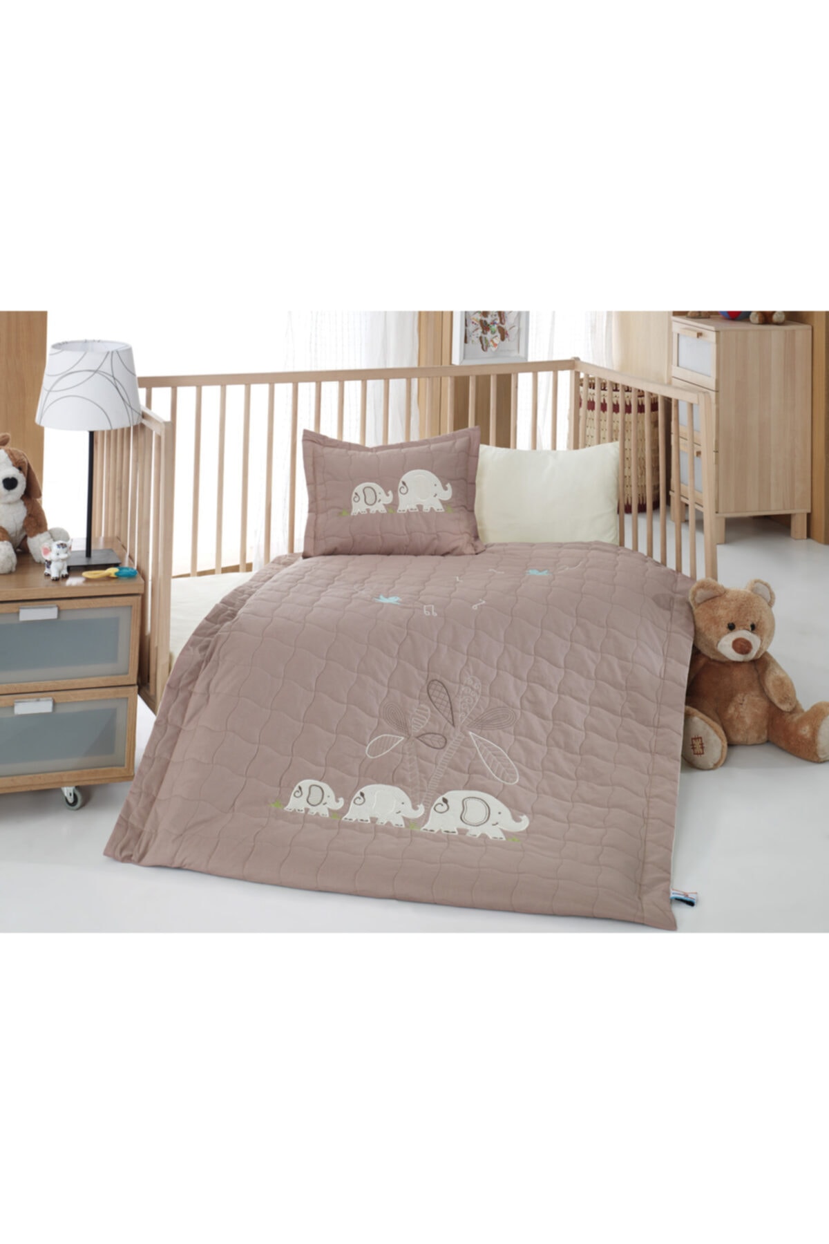 DeaDiaBaby Kahverengi 4 Mevsim Bebek Uyku Seti